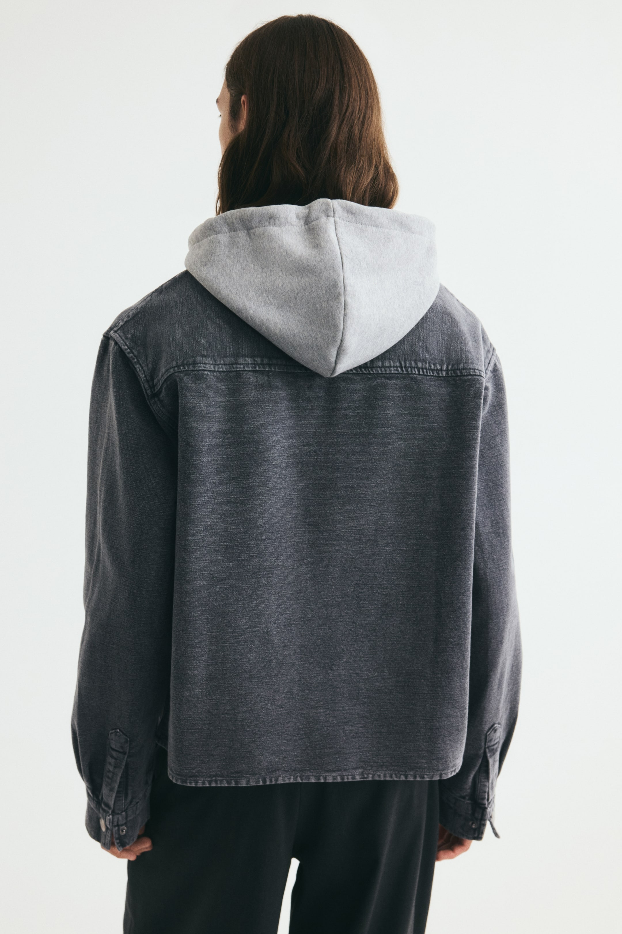 Мужские топы H&M Hooded Overshirt — фото 5
