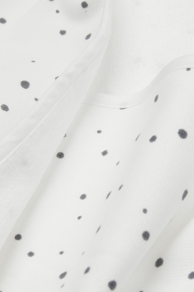 Hooded bath towel - White/Spotted/Light beige/Leopard print - 2