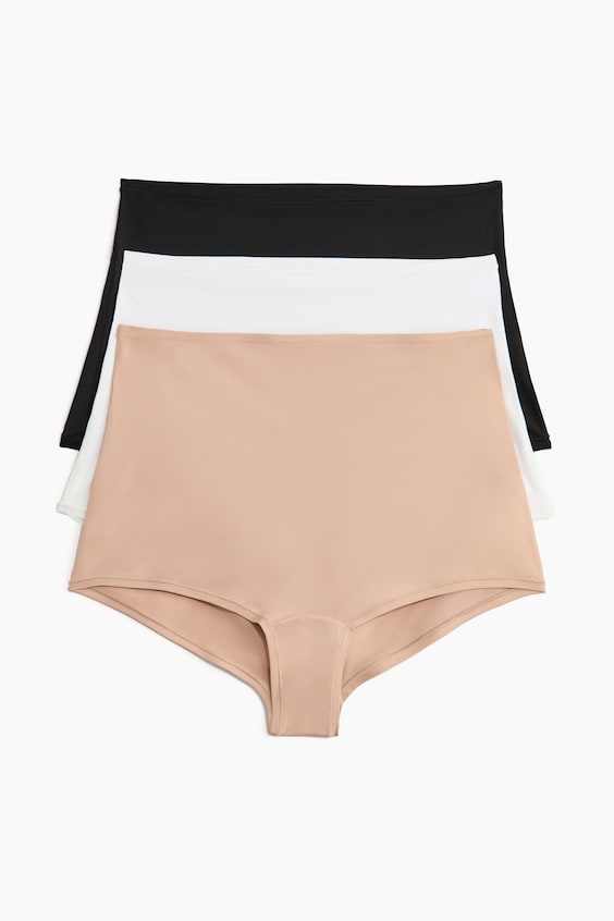Трусы-шортики, микрофибра, 3 шт. — H&M