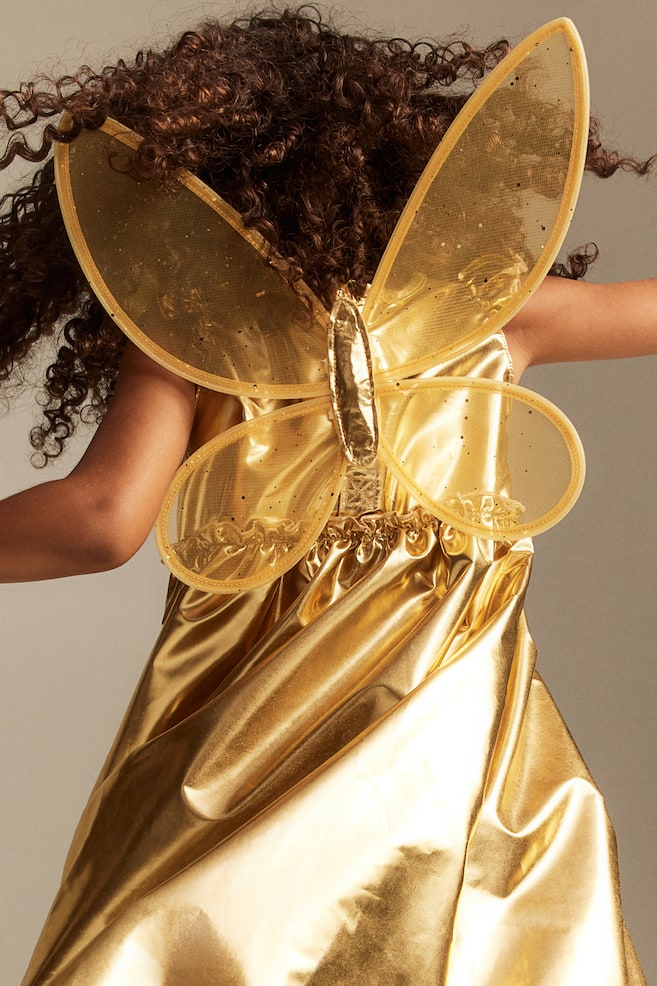 Winged fancy dress costume - Gold-coloured - 4