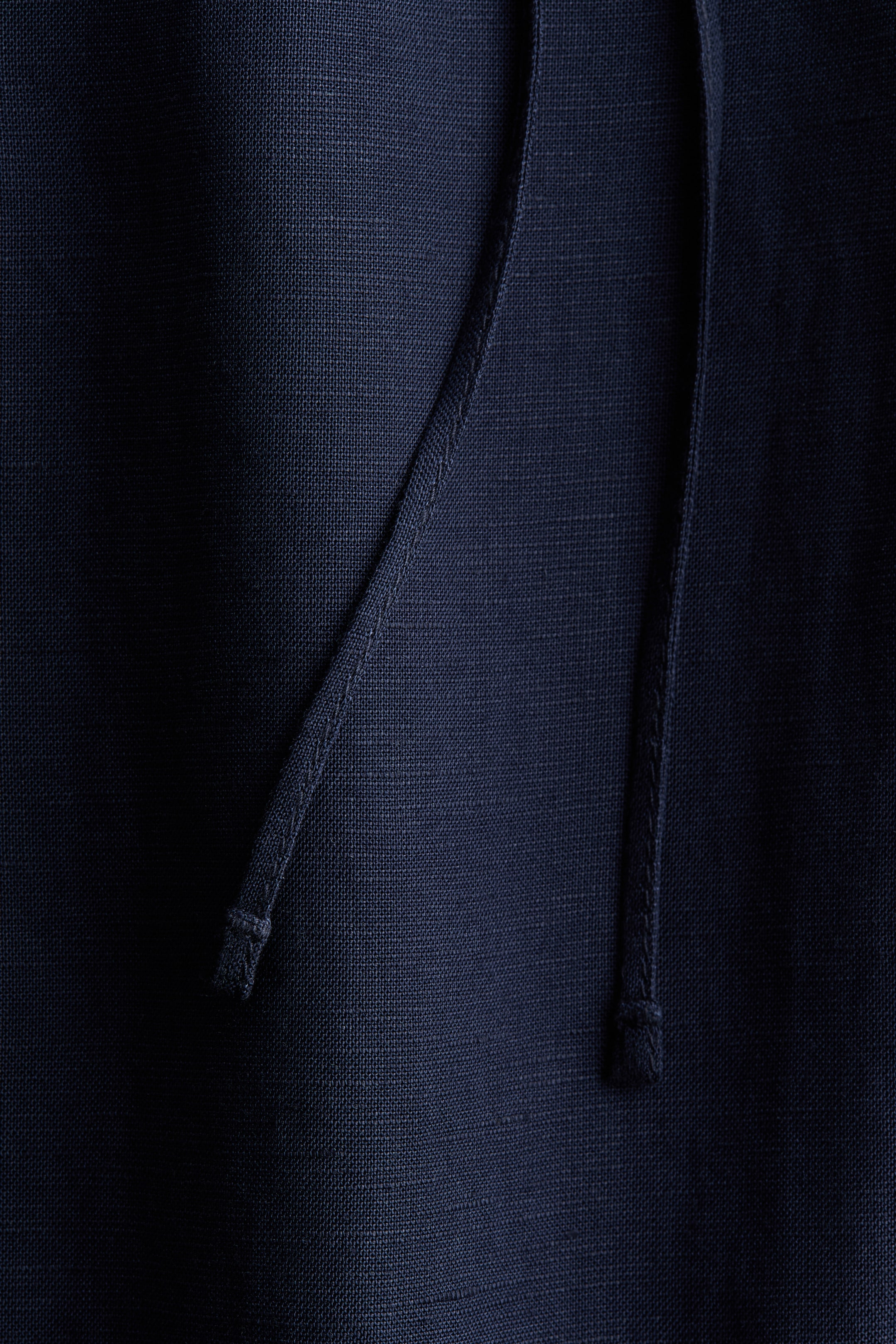 Linen-Blend Pants