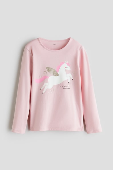 Printed cotton top