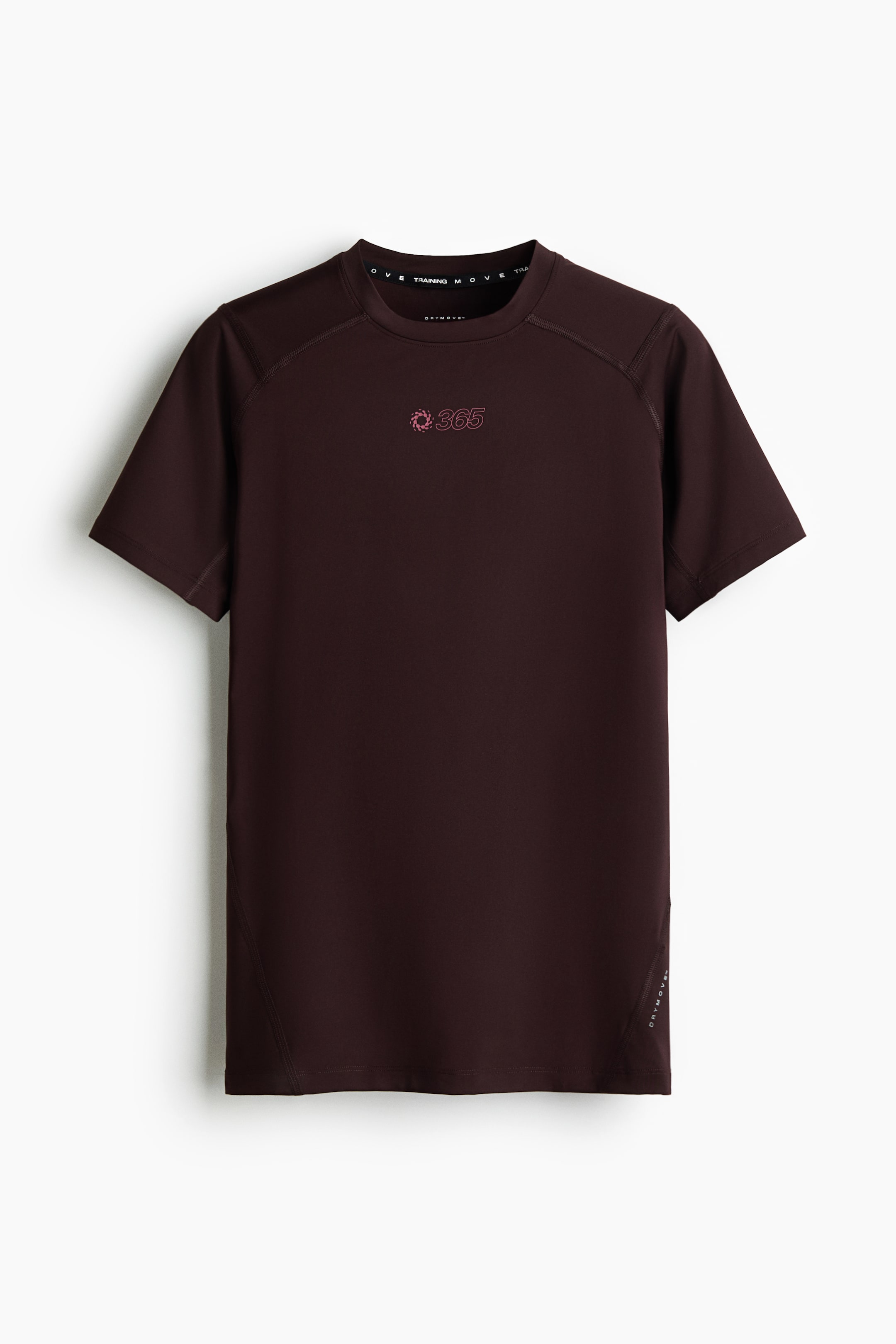 View larger image: Muscle Fit Sports T-shirt with DryMove™ - Dark brown - Men | H&M IN 5