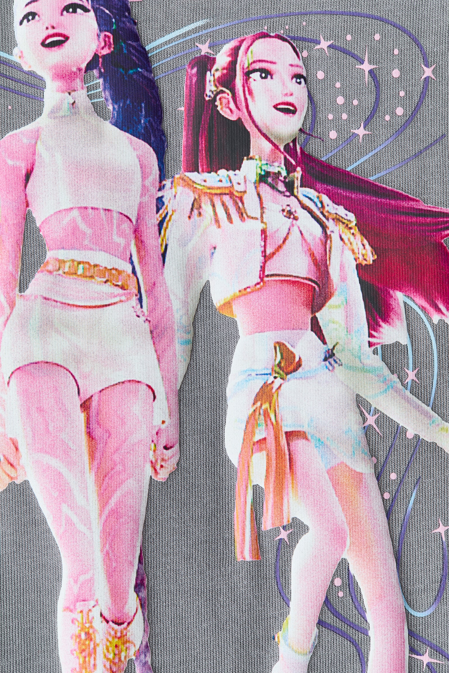 Printed cotton T-shirt - Grey/KPop Demon Hunters/Purple/SmileyWorld®/Light pink/Mickey Mouse/Light pink/Miffy/Pink/Badtz-Maru/White/Hello Kitty/White/Lilo & Stitch/Light yellow/SmileyWorld®/Light grey/Lilo & Stitch/White/Snoopy/Light blue/Hello Kitty/Light pink/Chupa Chups/White/My Melody/White/Capy Fun/Light pink/My Melody/Pink/SmileyWorld® - 2