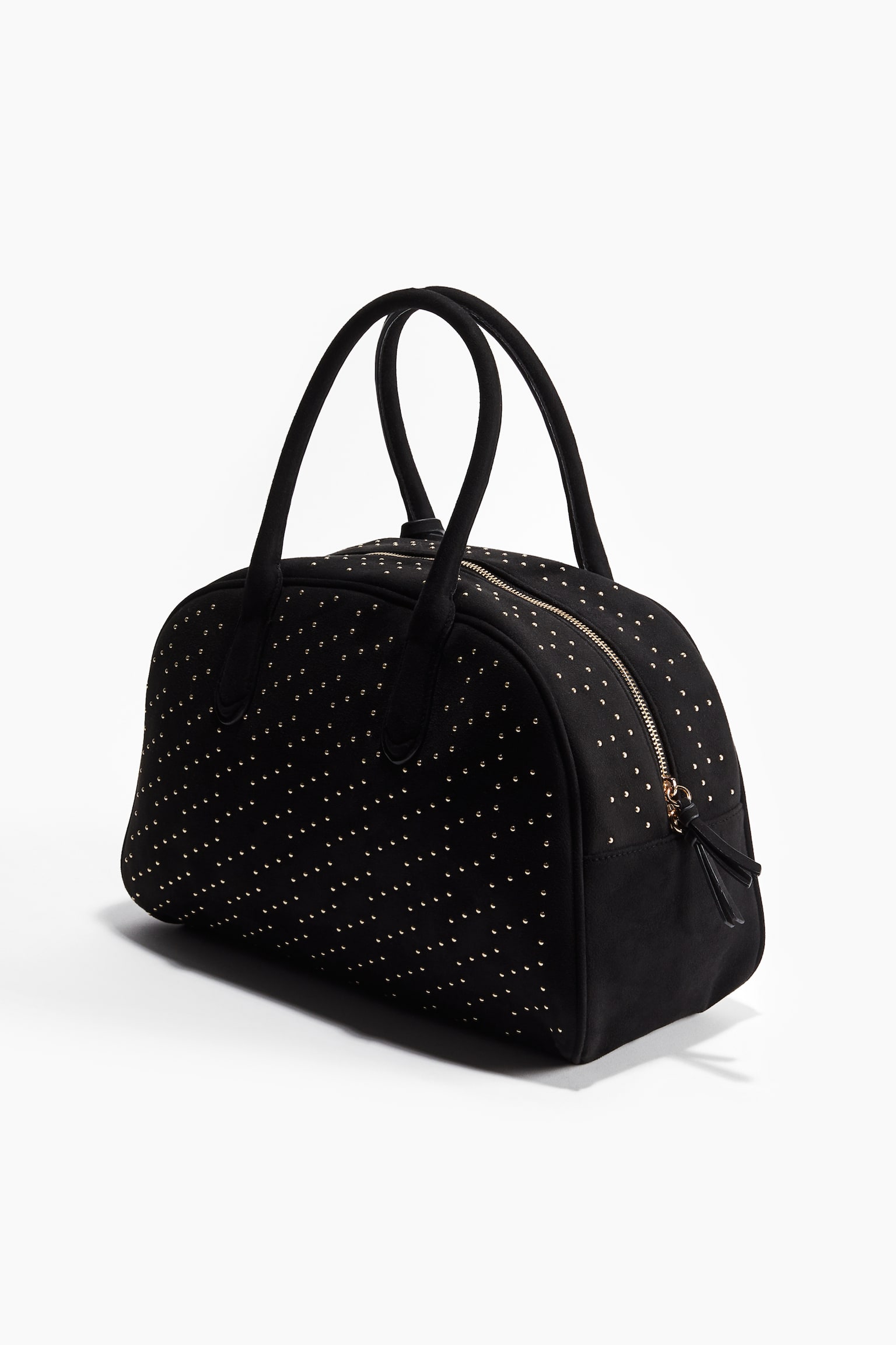 Женская сумка H&M Studded Bowler, цвет: Чёрный — фото 2