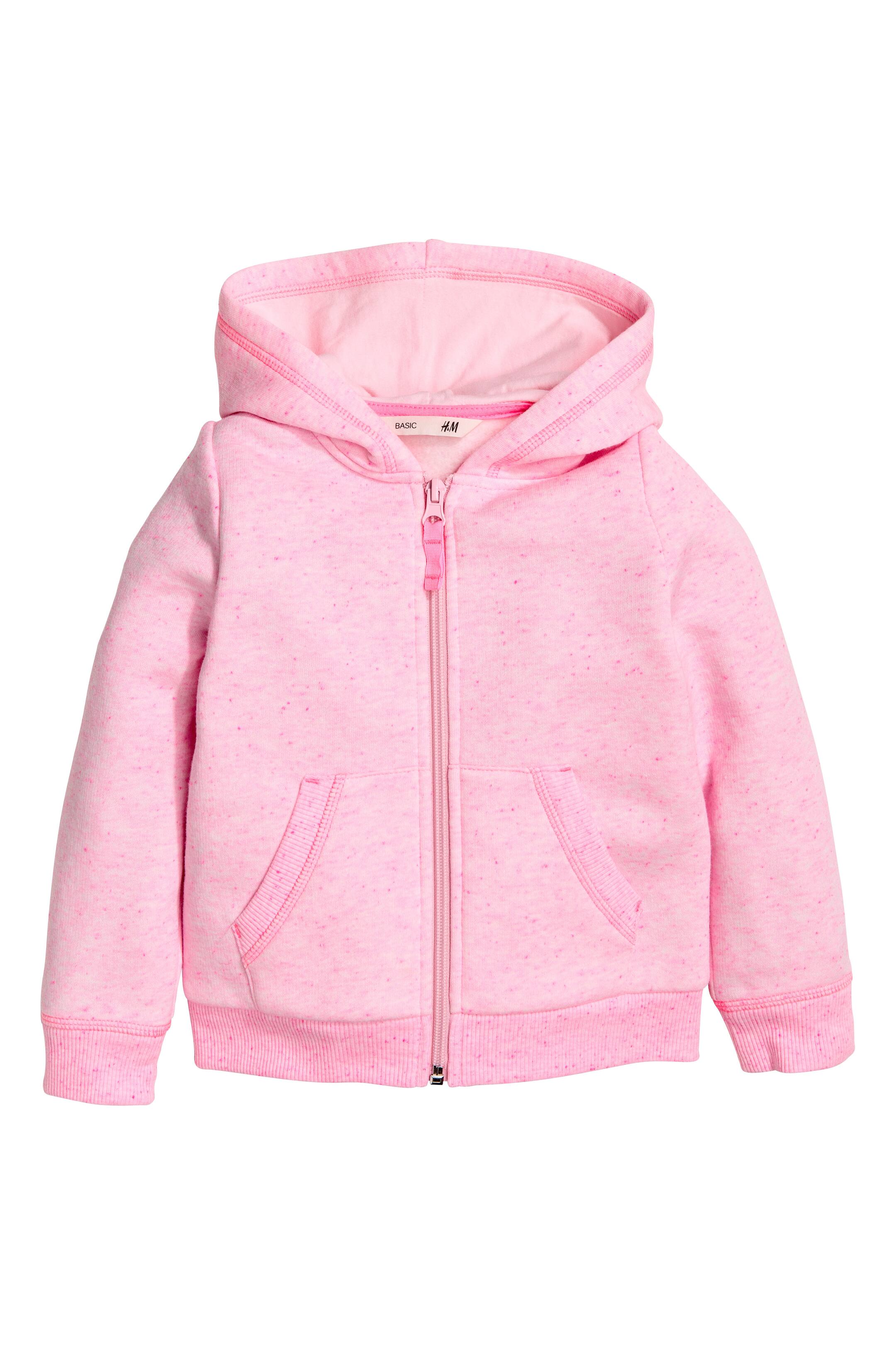 View larger image: Hooded jacket - Pink marl - Kids | H&M GB 1