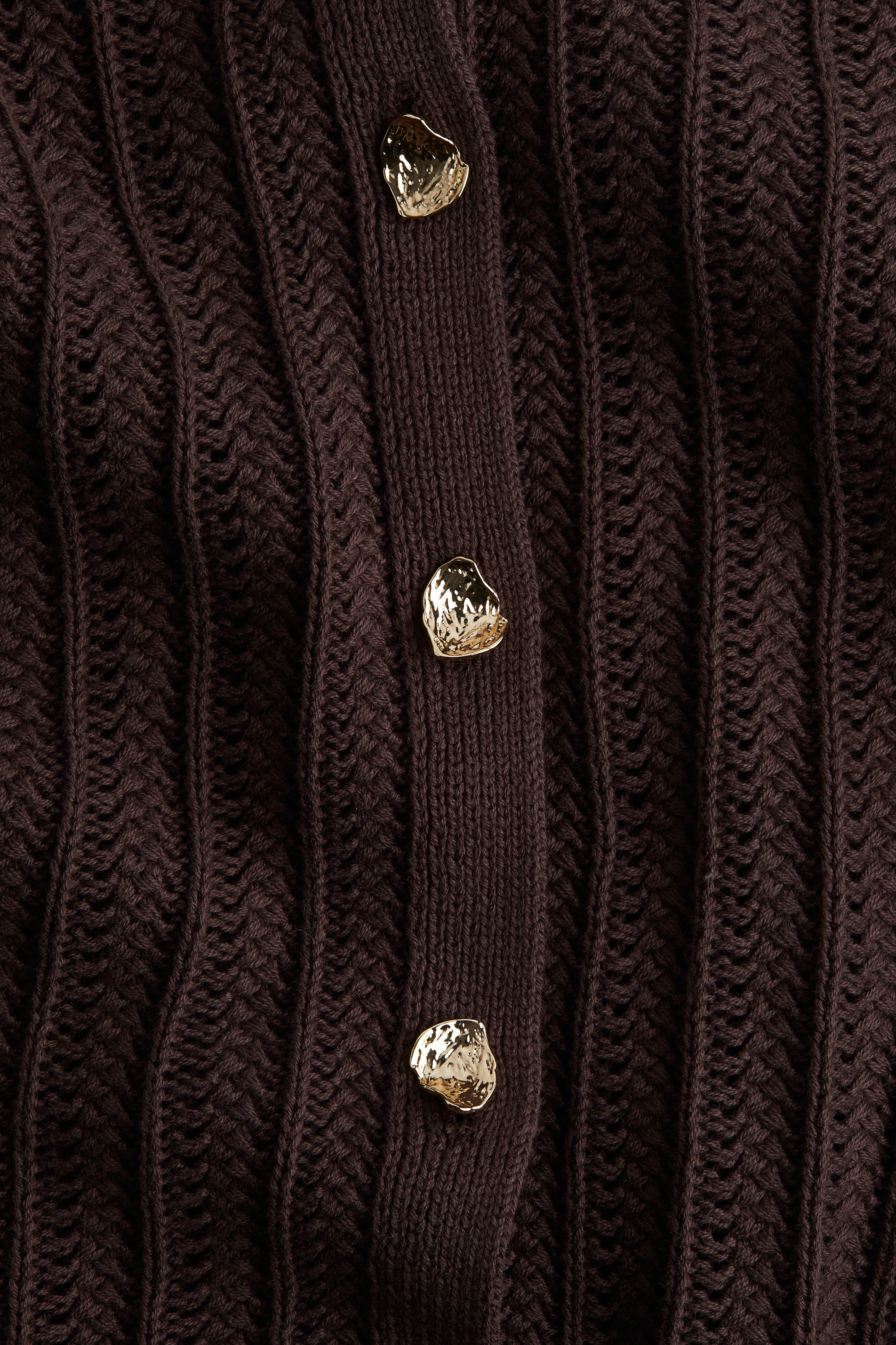Crochet-look cardigan
