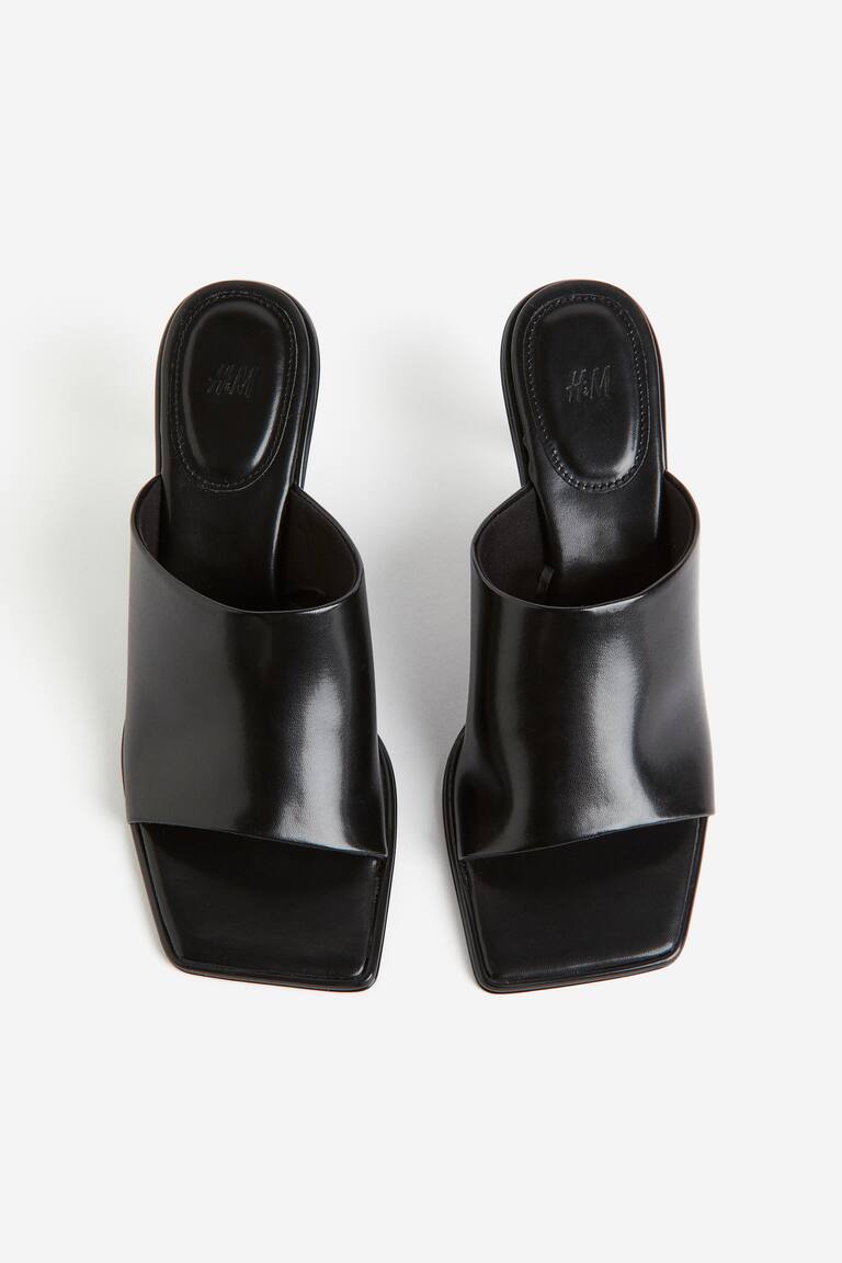 ヒールミュール - ブラック - レディース | H&M JP