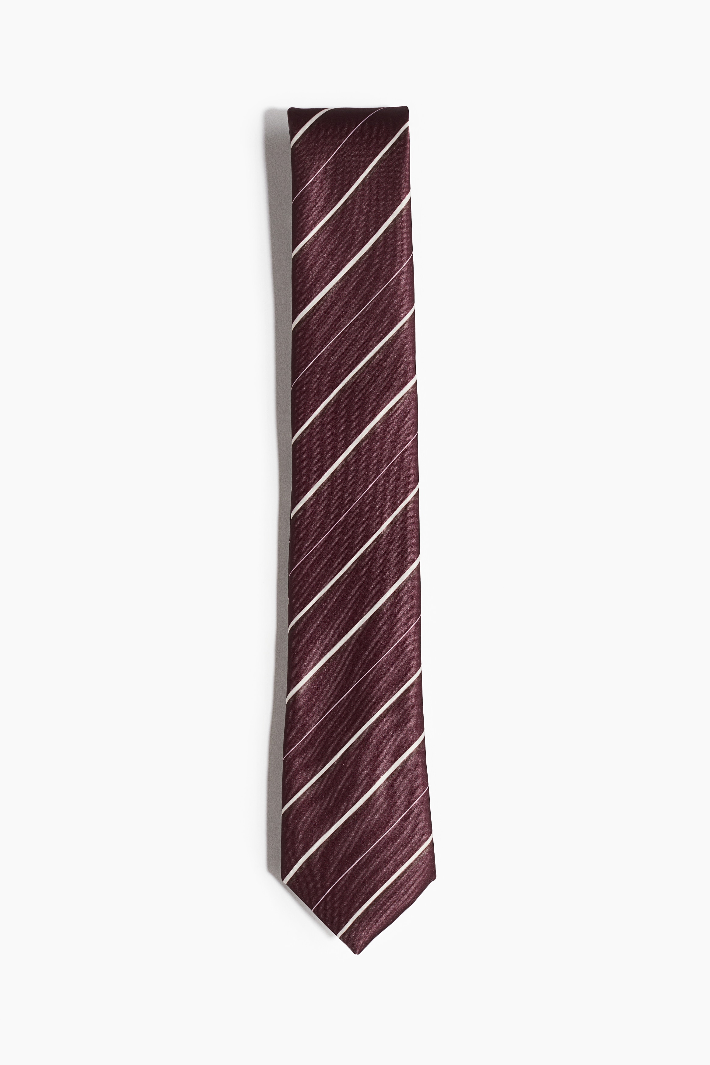 Satin Tie - Burgundy/Stripe/Navy blue/Red/Navy blue/Stripe/Dark blue/Stripe