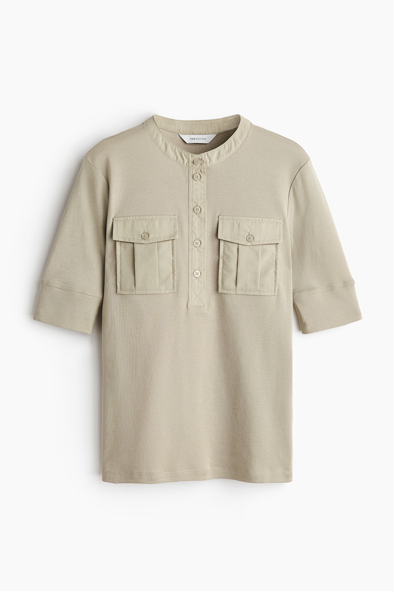 Pima Cotton Henley Shirt