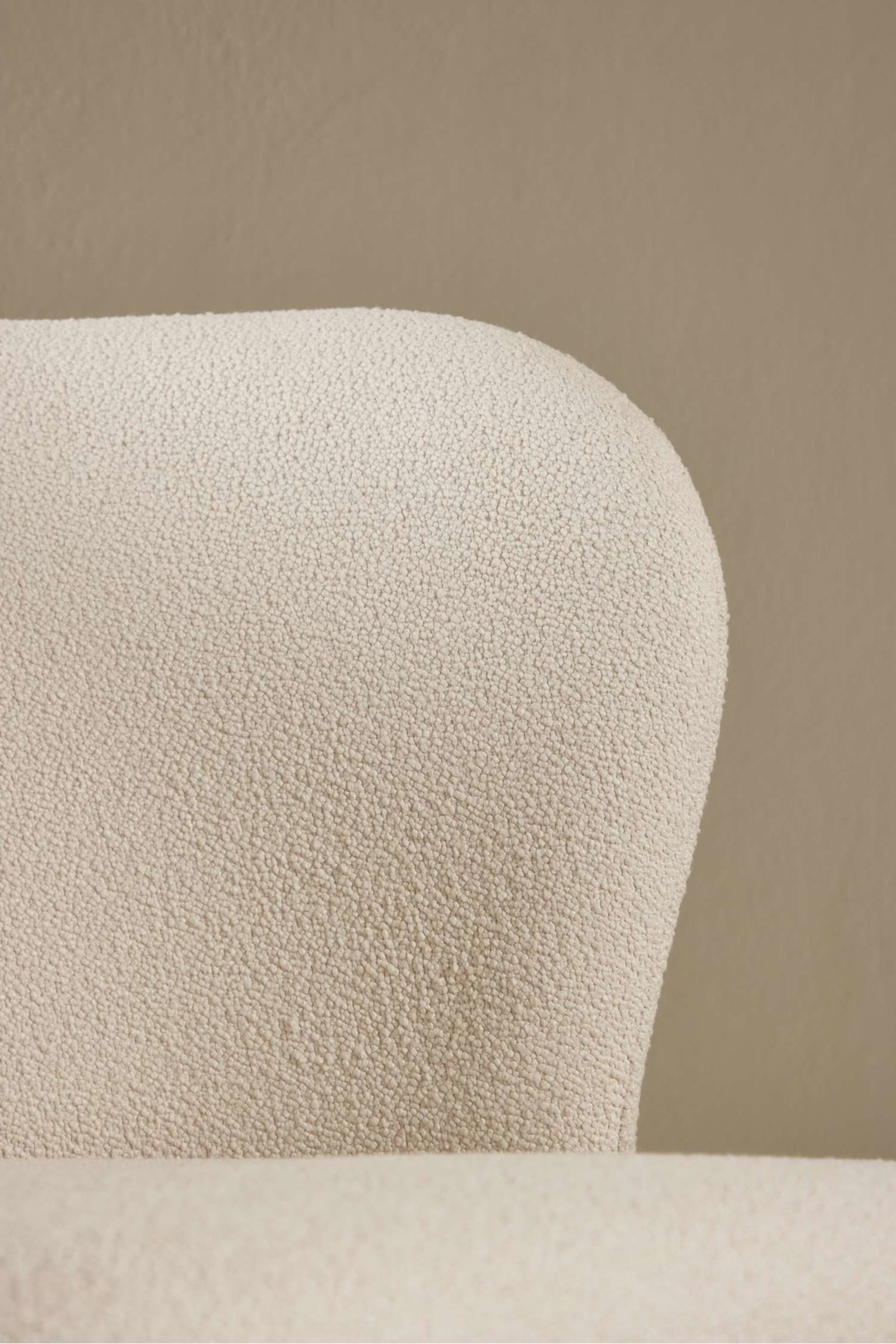 Bouclé Spisebordsstol 2-pack - Bouclé, Brækket hvid - 3