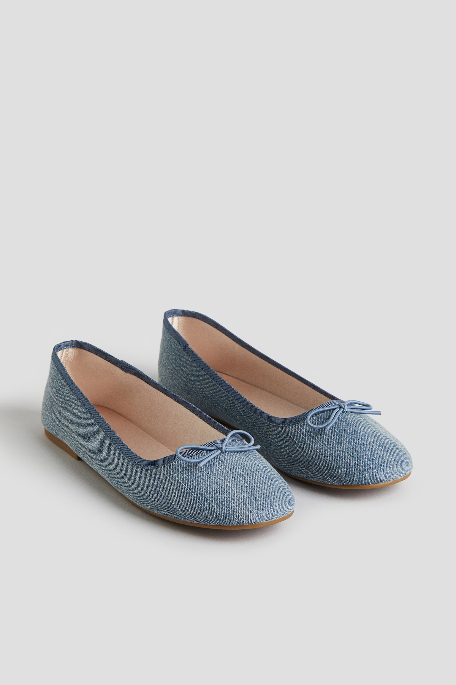 Ballet Flats - Denim blue/Light pink - 1