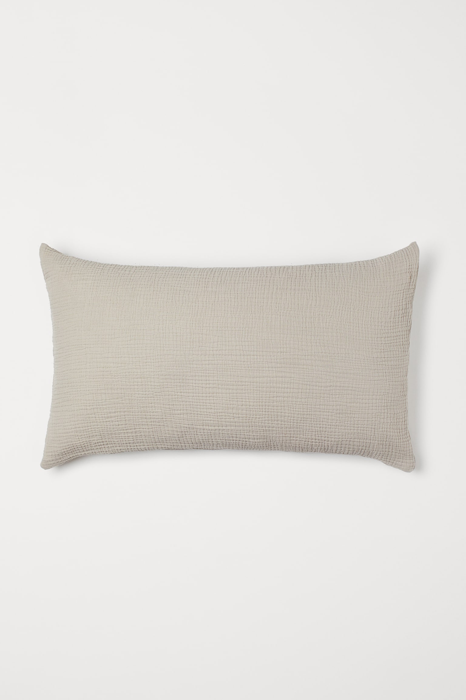 Cotton muslin cushion cover - Light beige/Beige - 1