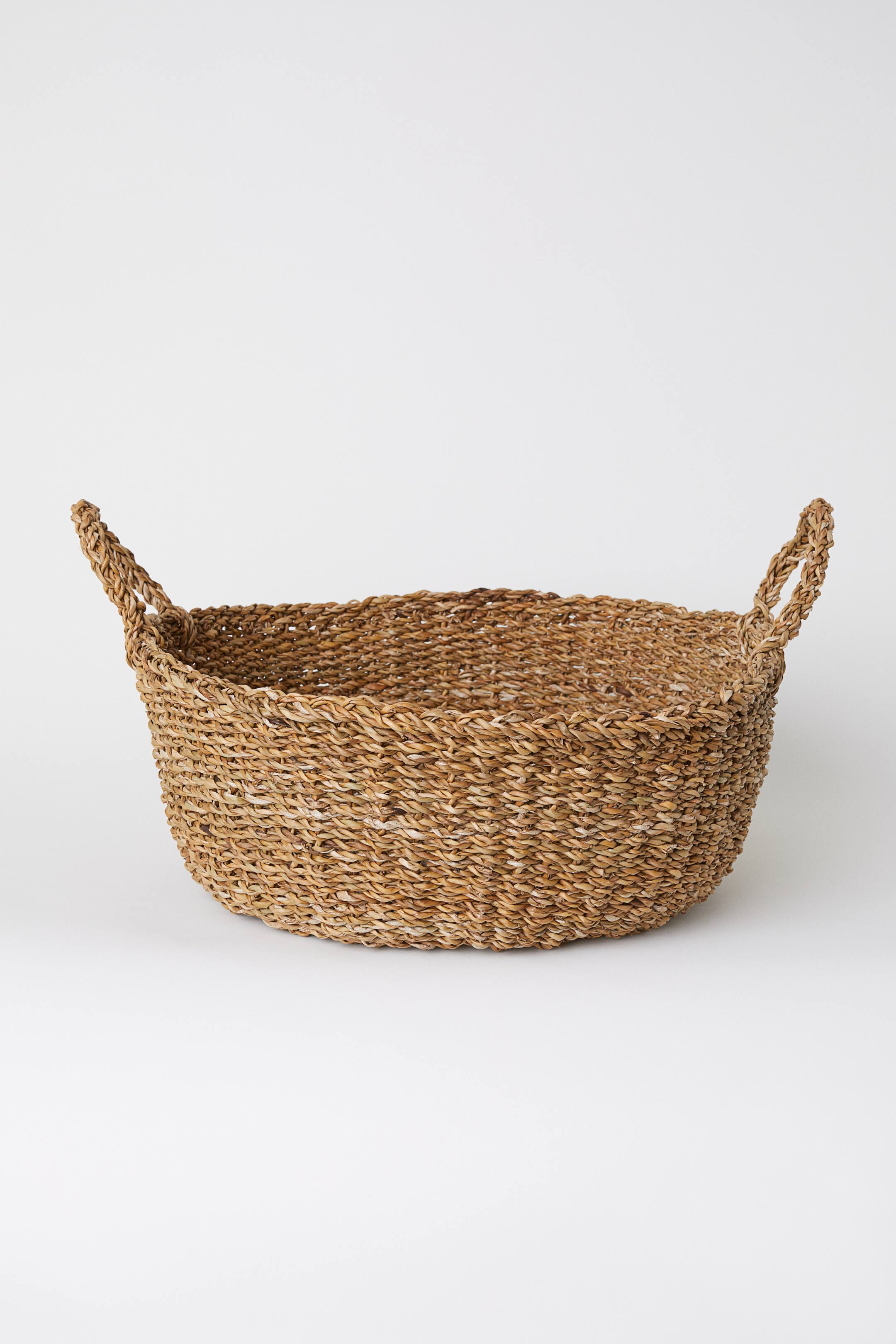 View larger image: Braided storage basket - Natural - Home All | H&M IE 1