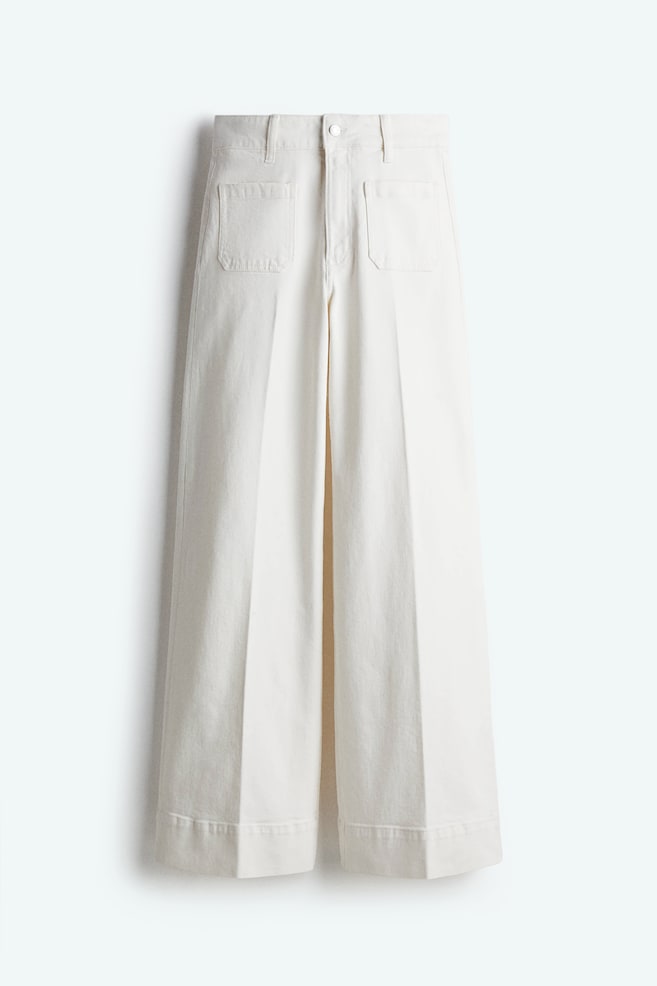 Wide High Jeans - White/Navy denim blue/Dark denim blue/White/Denim blue/Blue/Dark denim blue/Denim blue/Washed black - 1