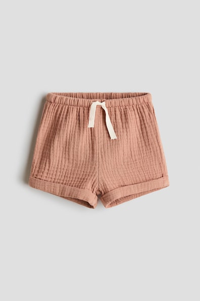 コットンモスリンショートパンツ