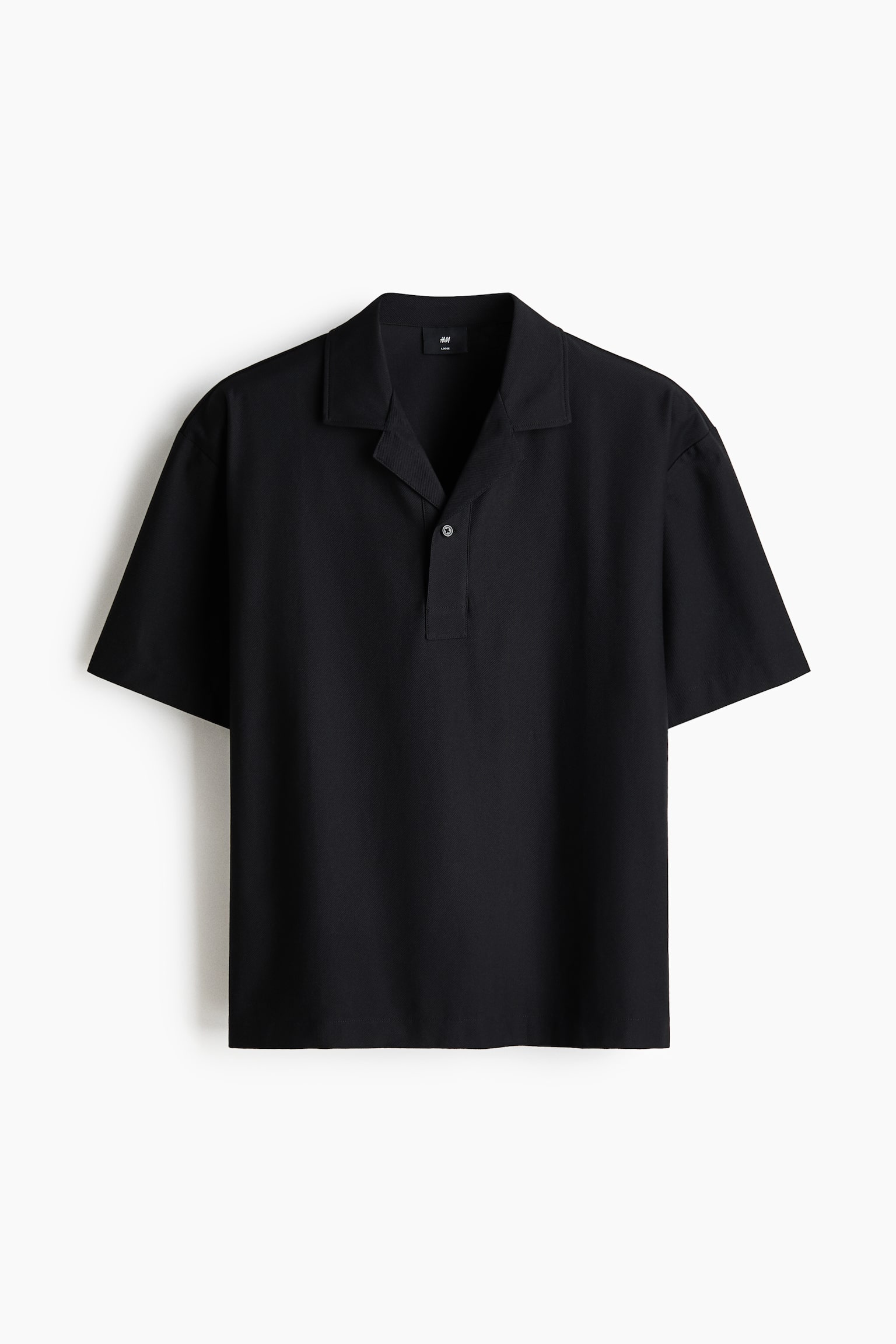Loose Fit Polo shirt - Black/Dark brown/Beige/White/Pink/Black - 2