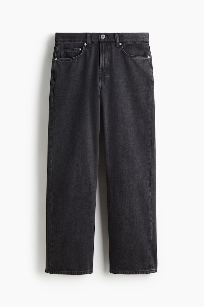Relaxed Jeans - Negro denim/Azul denim/Marrón teja/Azul denim oscuro - 1