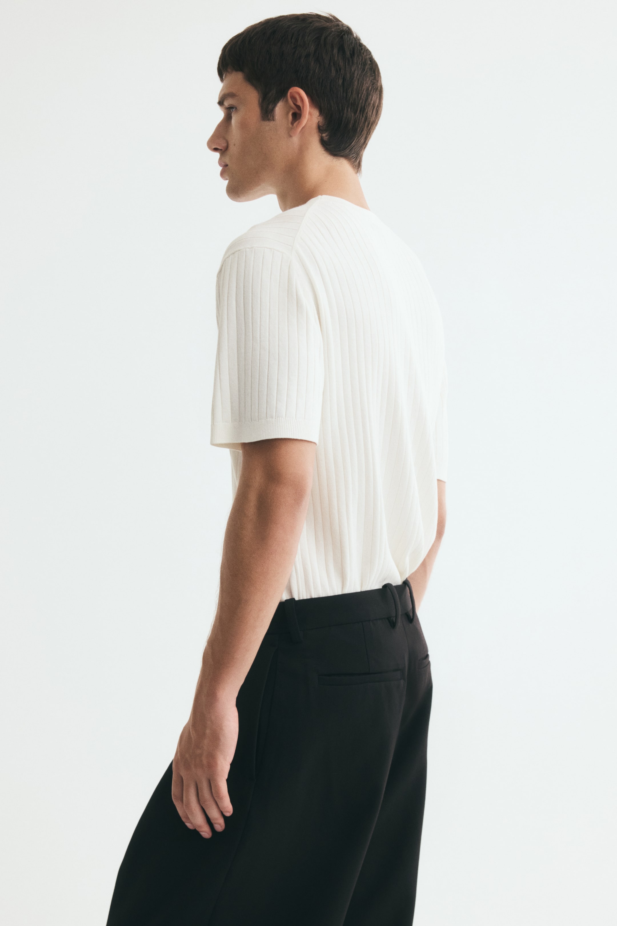 Slim-Fit Knit T-Shirt