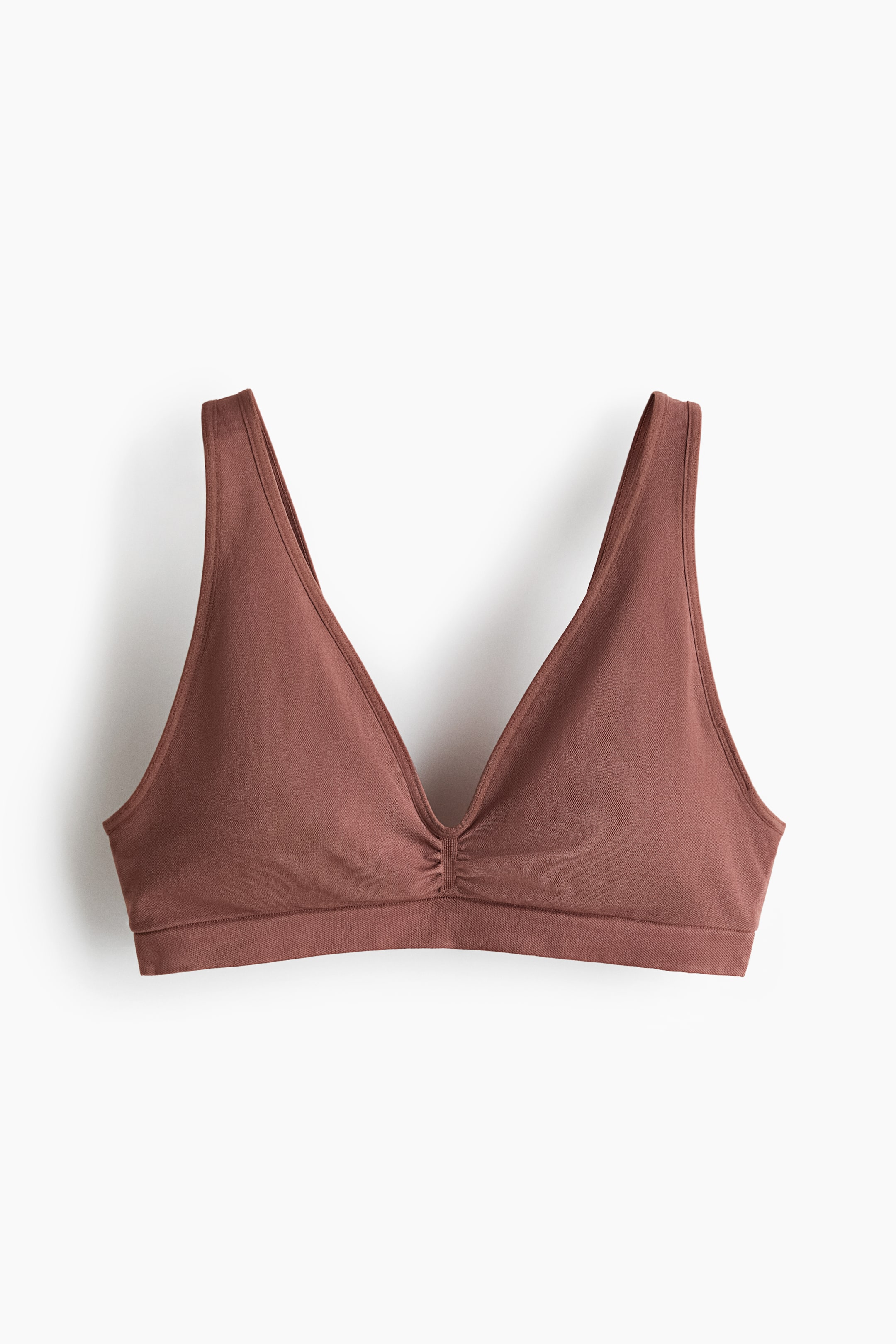 Ver imagem maior: Seamless Padded soft bra - Rosa seco escuro - SENHORA | H&M PT 5
