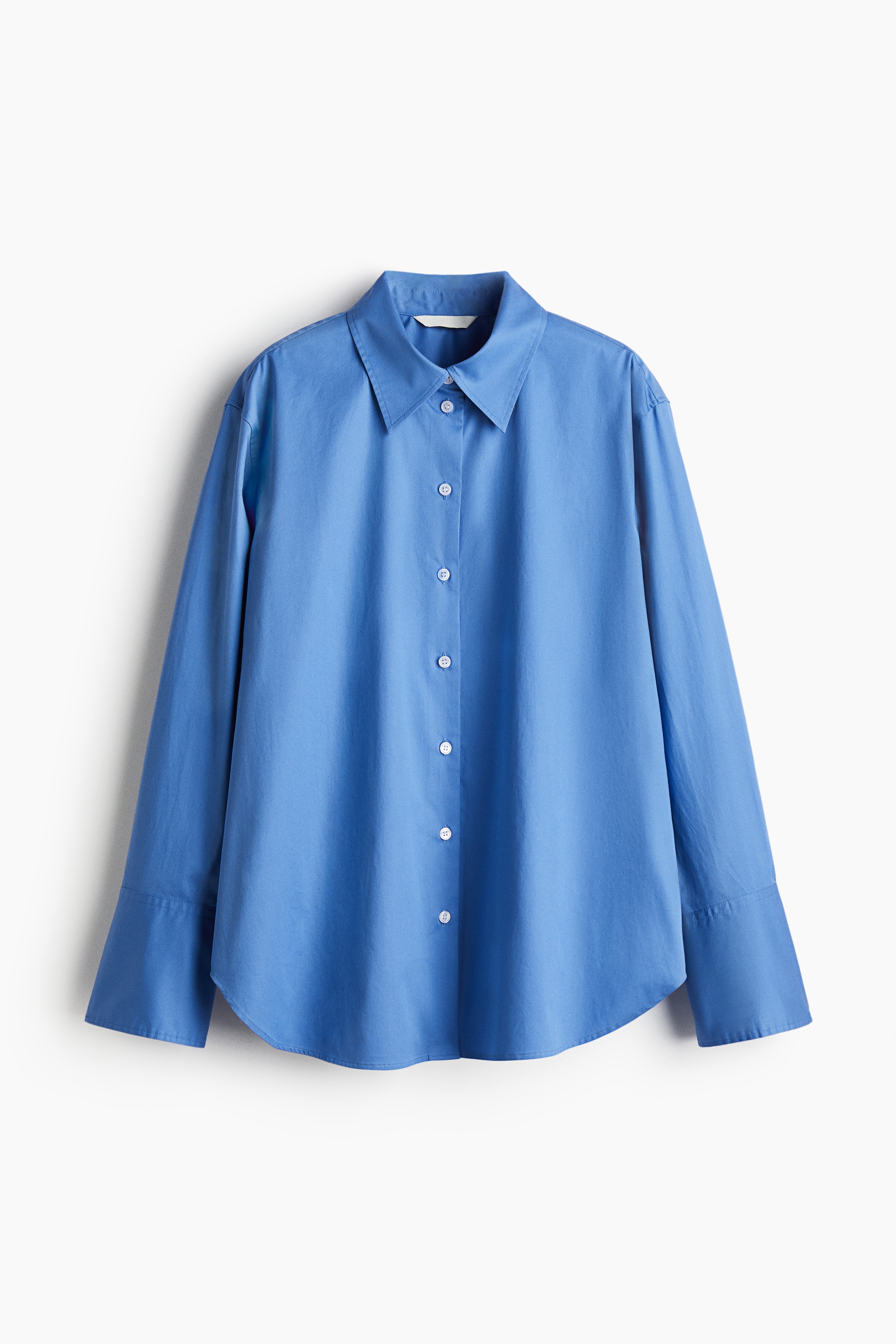 H m Poplin shirt - Blue - Ladies | H&M IN
