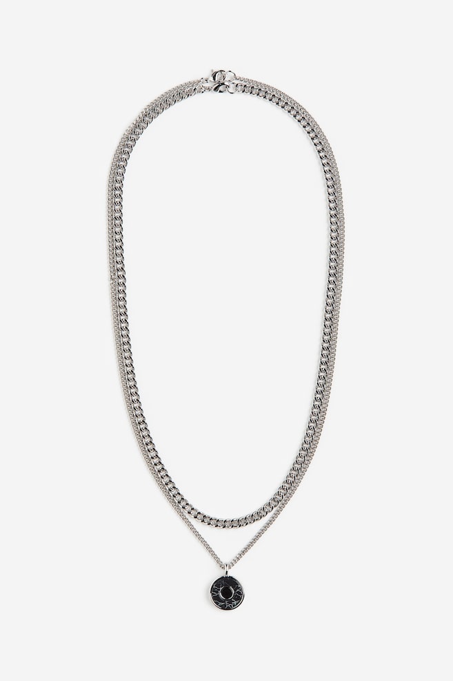 2-pack necklaces - Silver-coloured - 1
