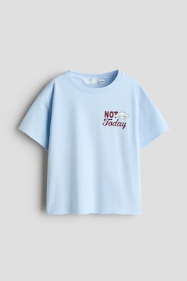 T-shirt i bomull med tryck