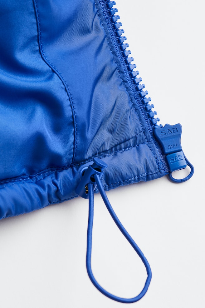 H&M+ Short puffer jacket - Bright blue - 4