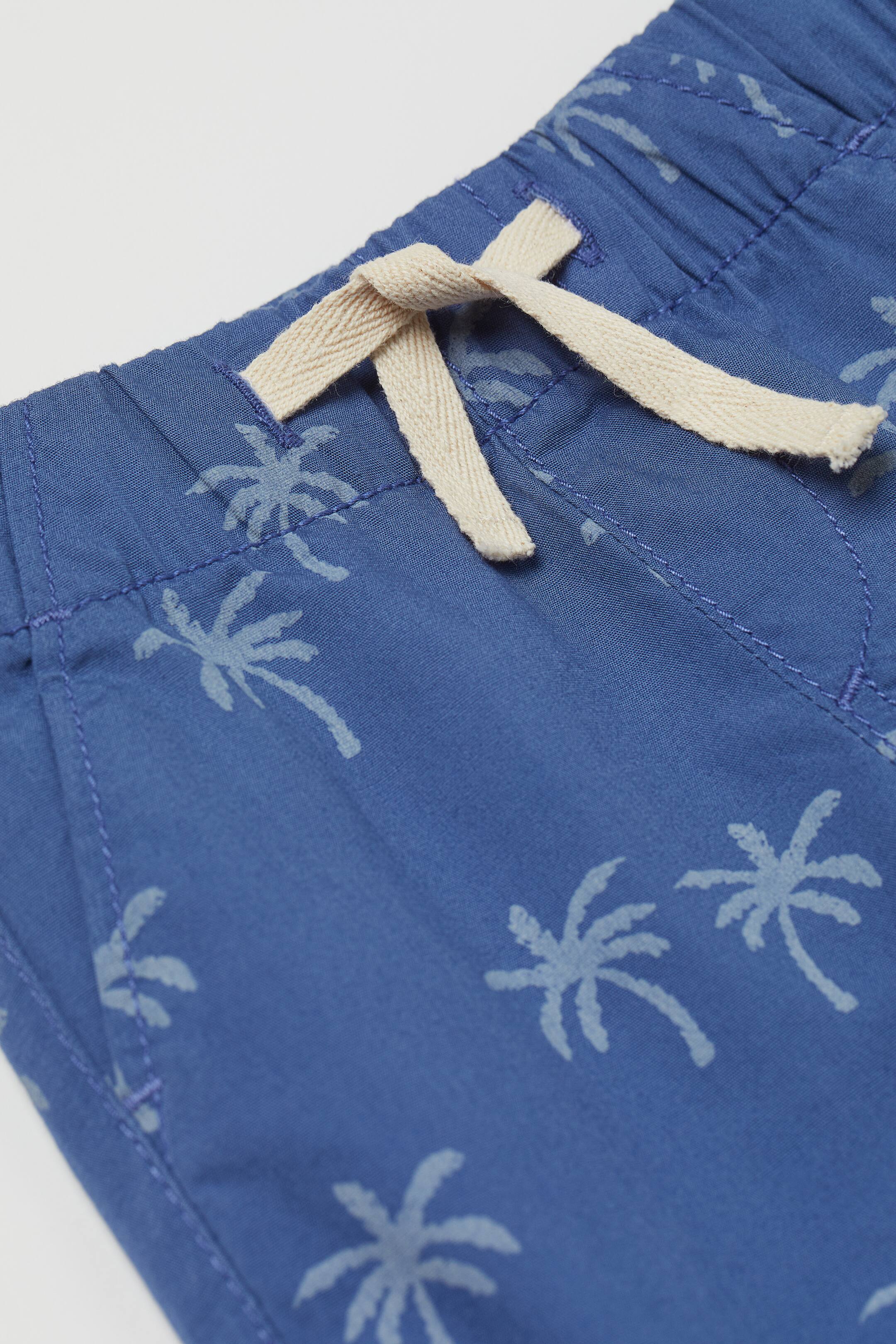 View larger image: Cotton shorts - Blue/Palm trees - Kids | H&M 2