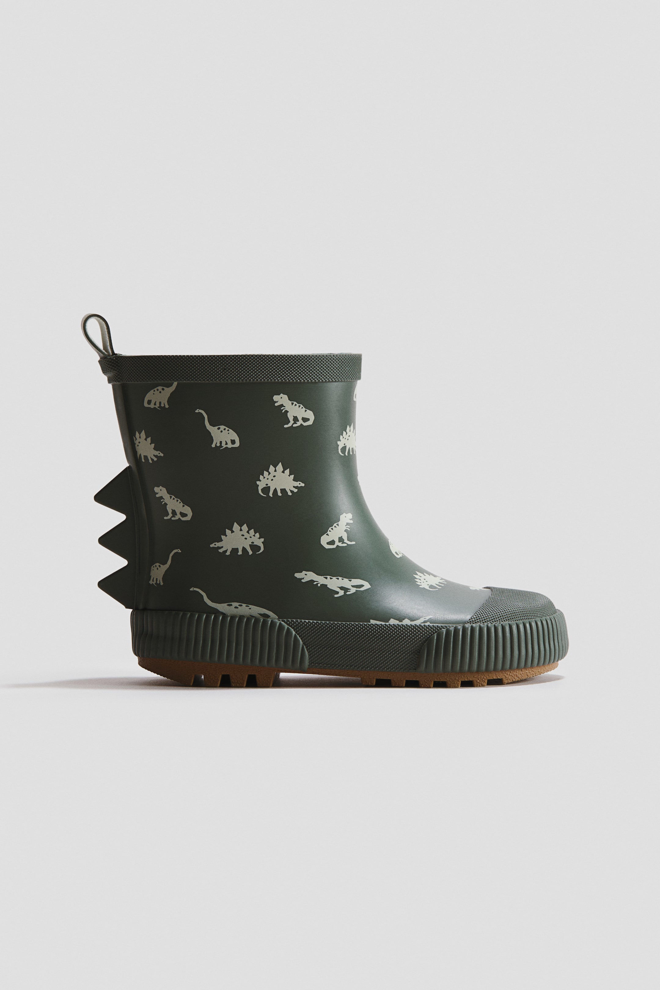 View larger image: Wellingtons - Dark green/Dinosaurs - Kids | H&M 1