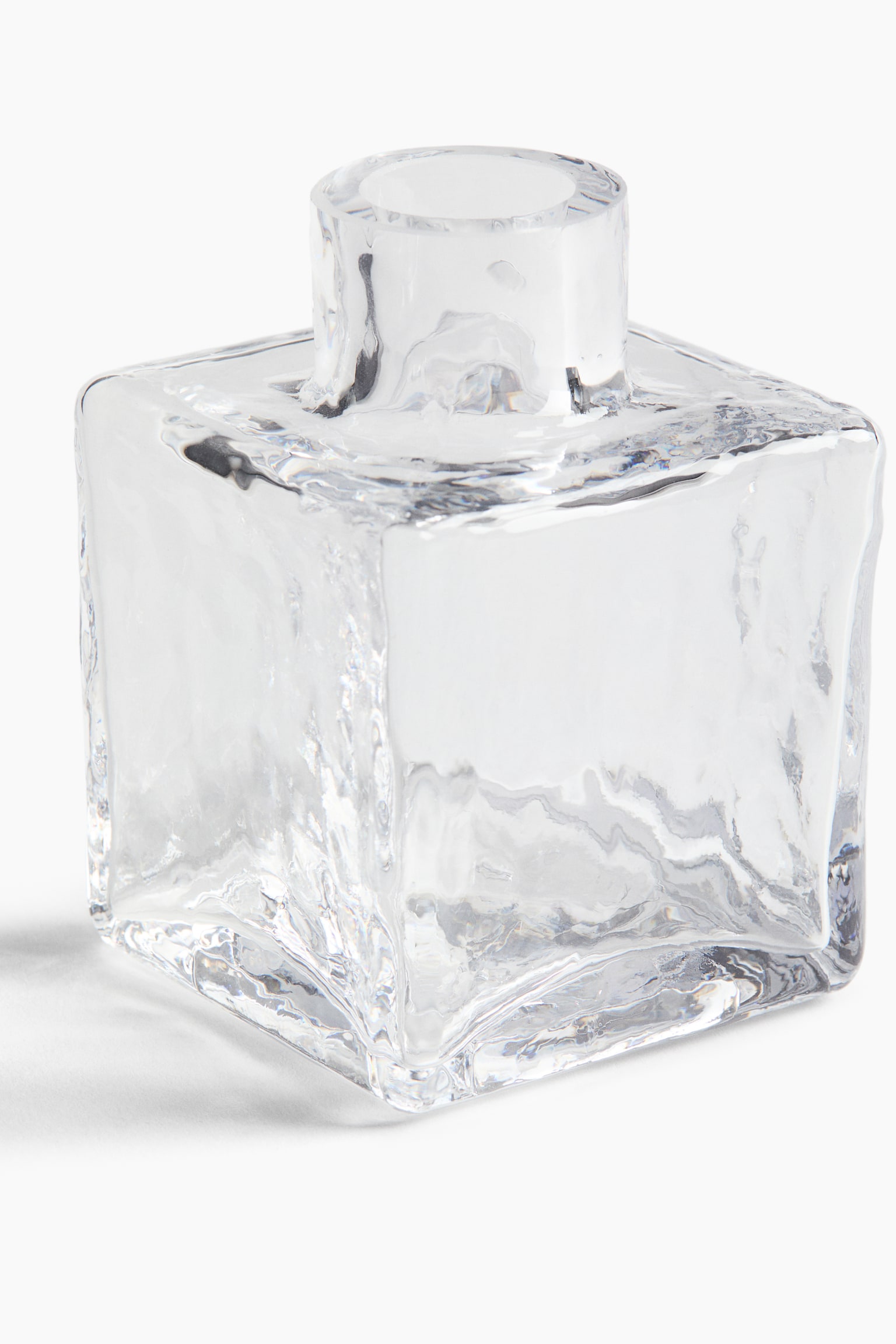 Small textured-glass bud vase - Transparent/Light brown - 3