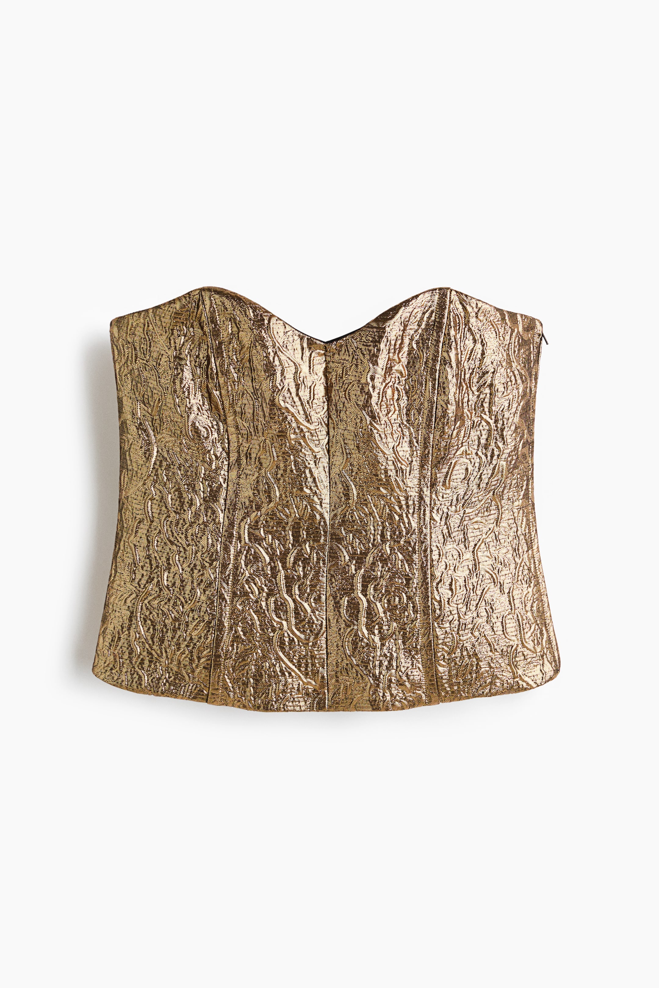 View larger image: Bustier top - Gold-coloured - Ladies | H&M 5