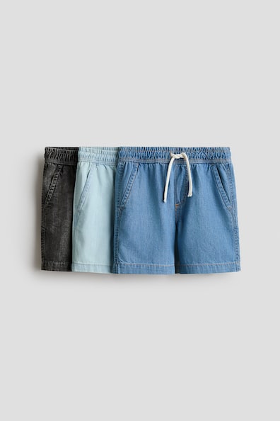 デニムショートパンツ 3枚セット