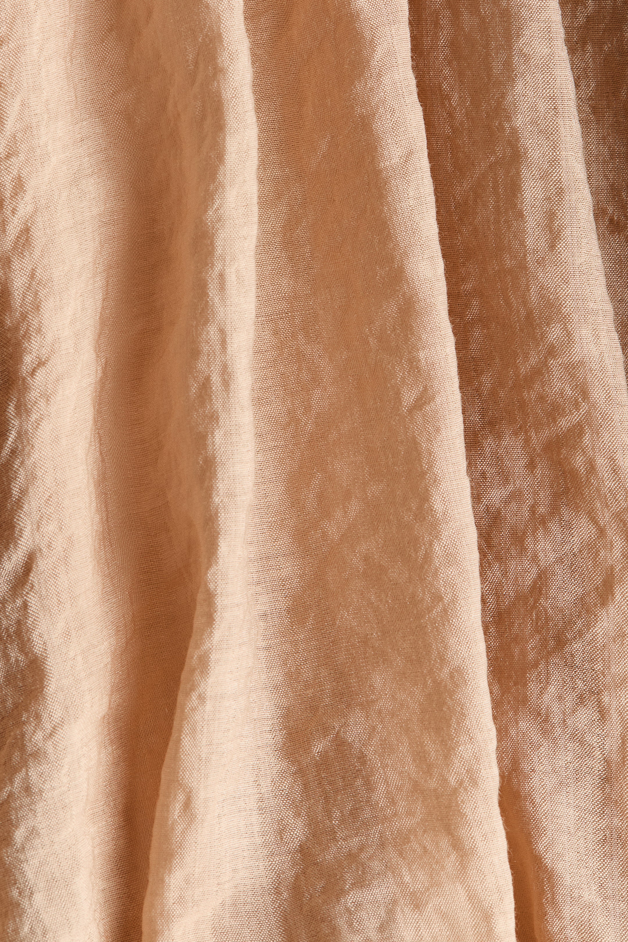 Bubble-Hem Crêpe Top