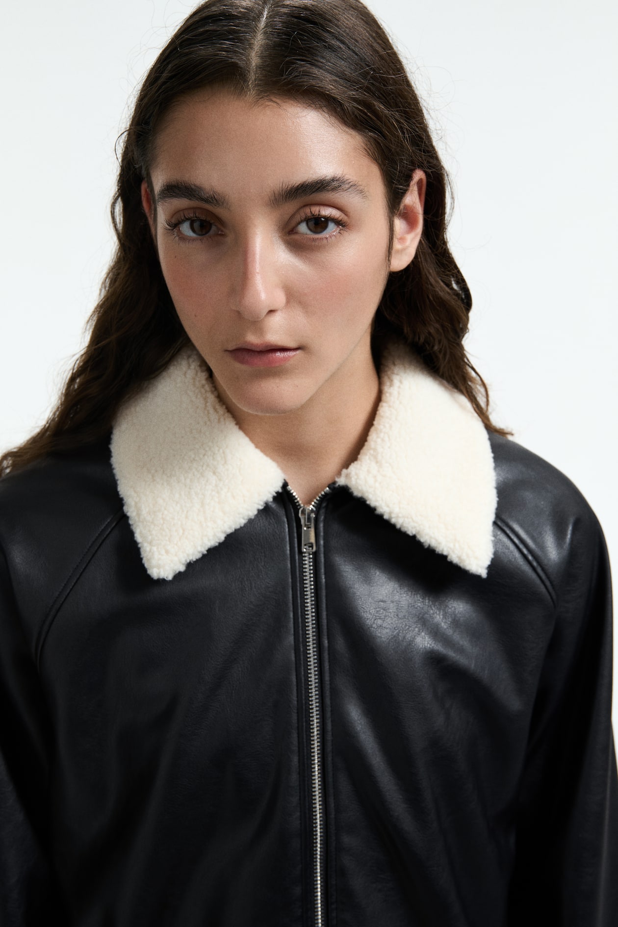 Jacket with Teddy Fleece Collar - image 3