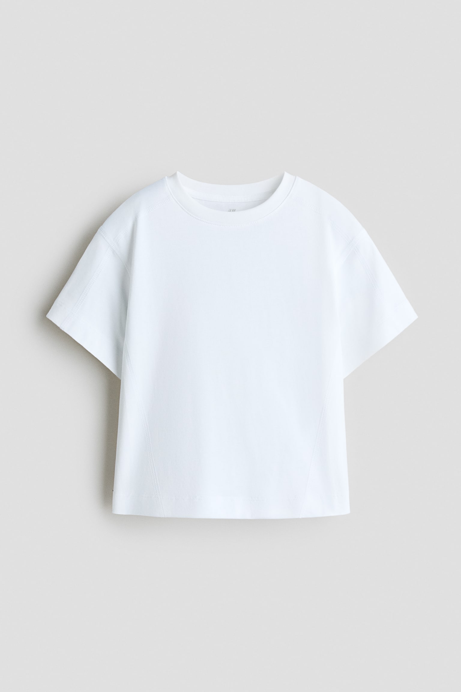 COOLMAX®Tシャツ - ホワイト/White/Black/ブラック/クリーム／ライトブルー/クリーム／ライトパープル/ネイビーブルー／ホワイト/ブルー／ボーダー/ライトパープル／ボーダー/ネイビーブルー／ボーダー/ライトピンク／ボーダー - 1