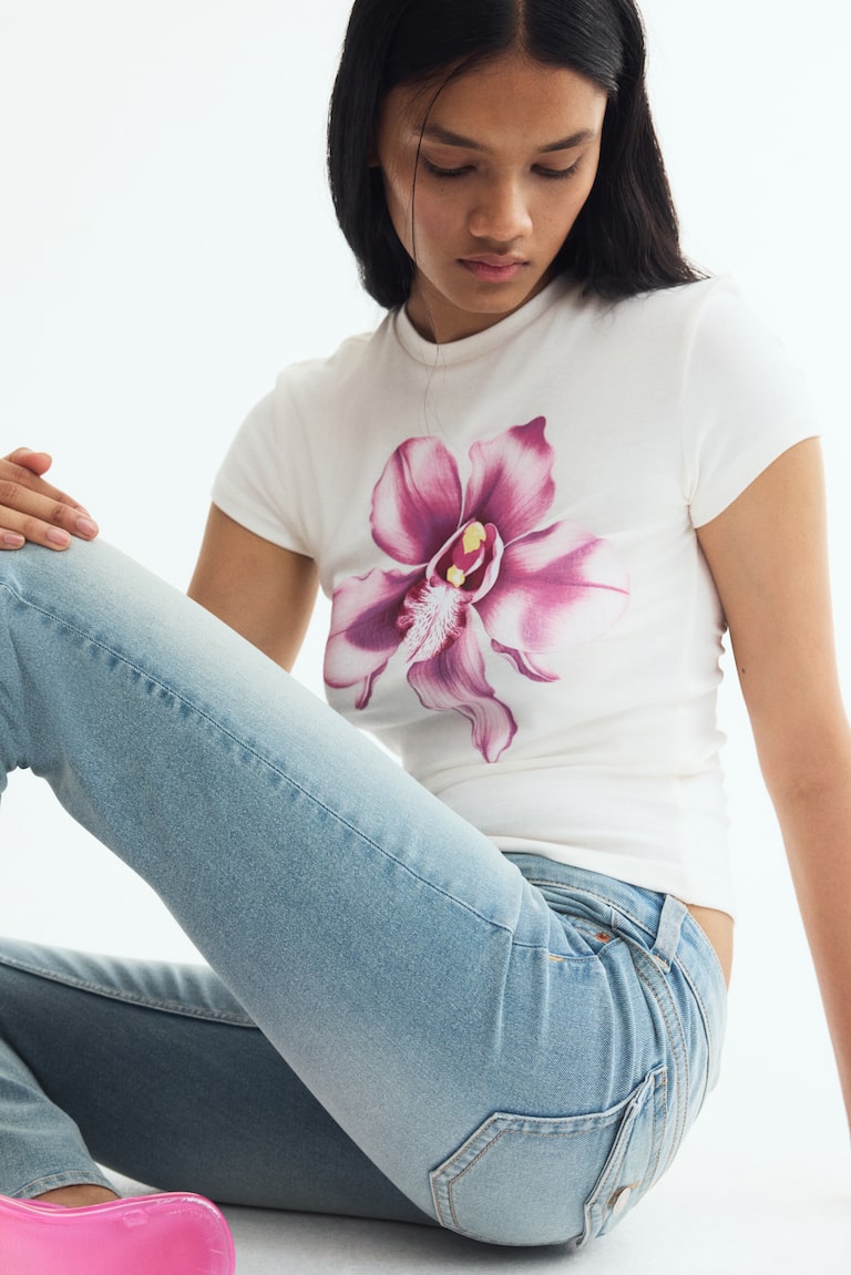 Flared Low Waist Jeans