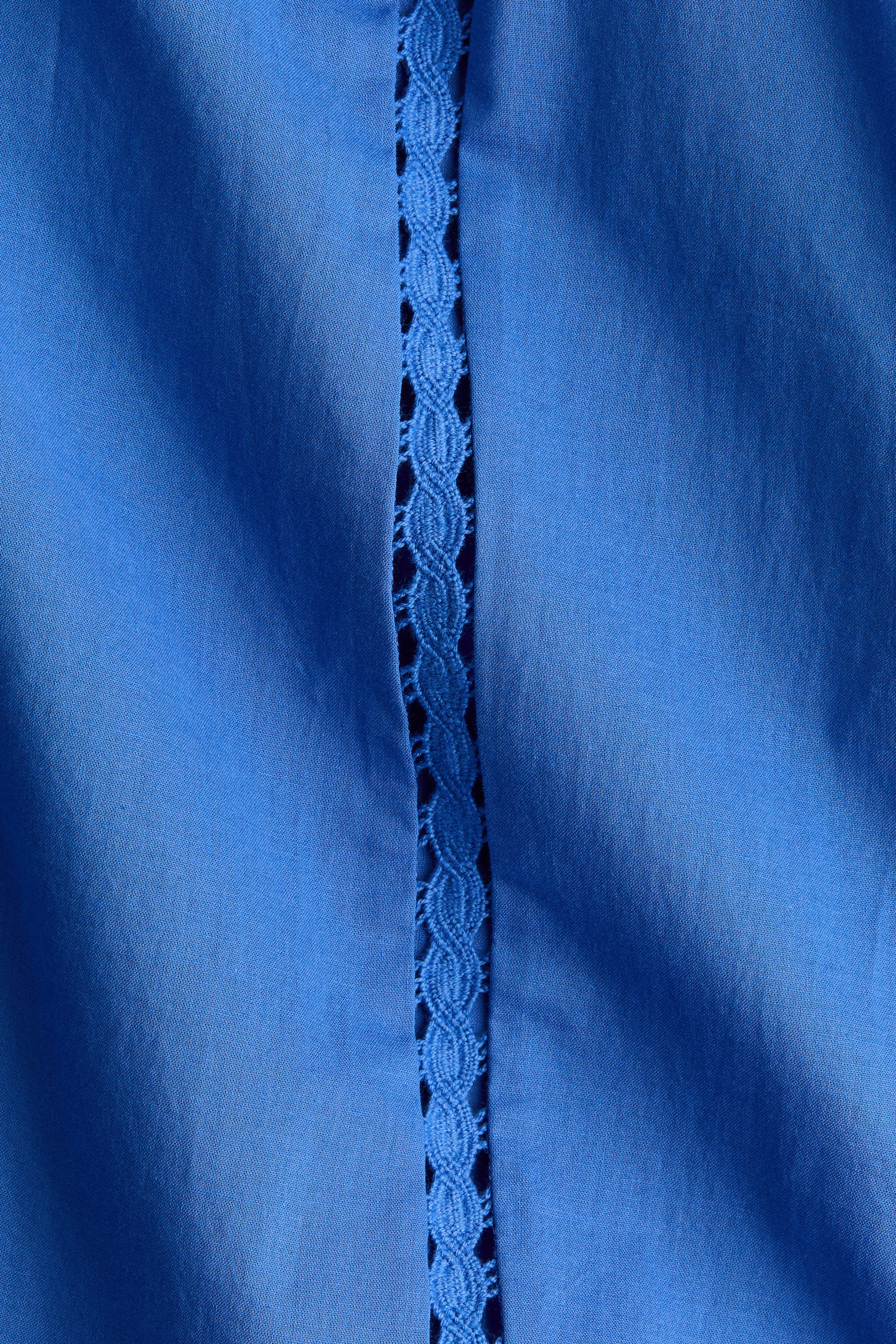 Lace-Inset Cotton Dress