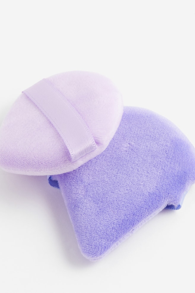 2-pack powder puffs - Light purple/Purple - 2
