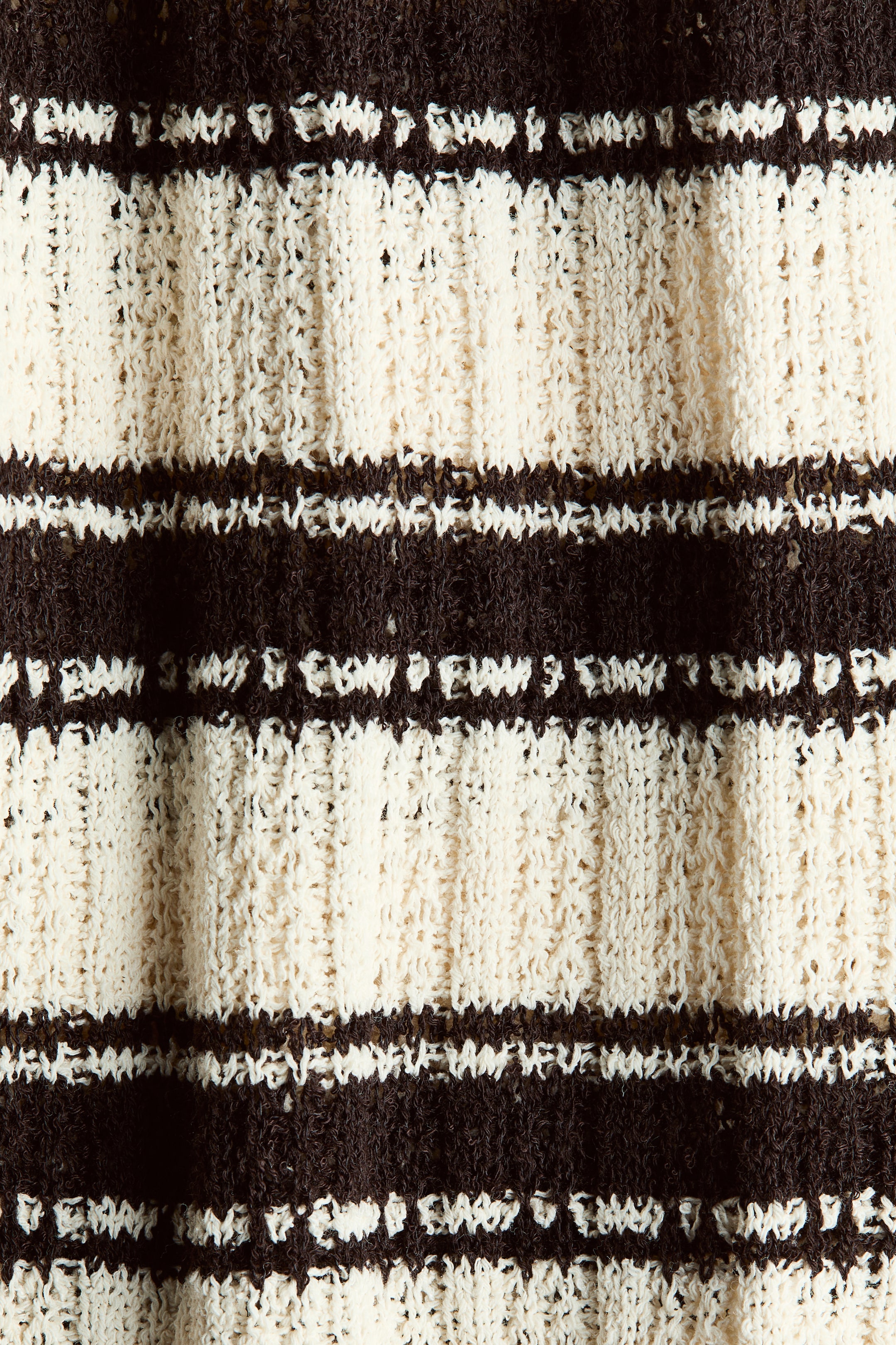Pantalon large en tricot texturé