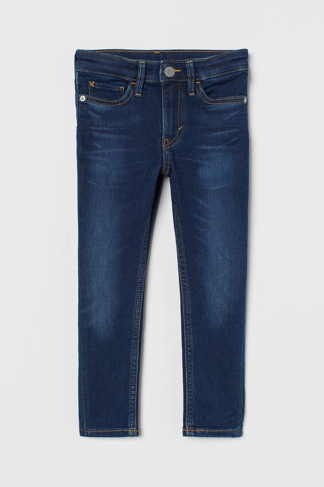 Skinny Fit Jeans - Dark denim blue/Black - 1