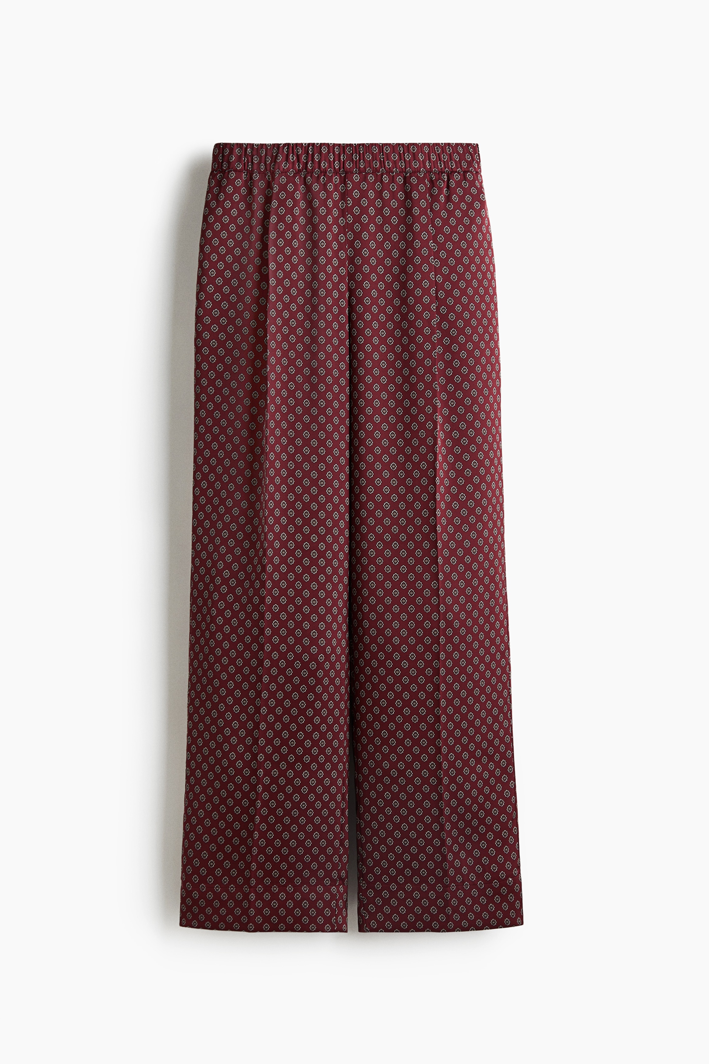 Pull-on trousers - Burgundy/Patterned/Light beige/Navy blue/Green striped/Black