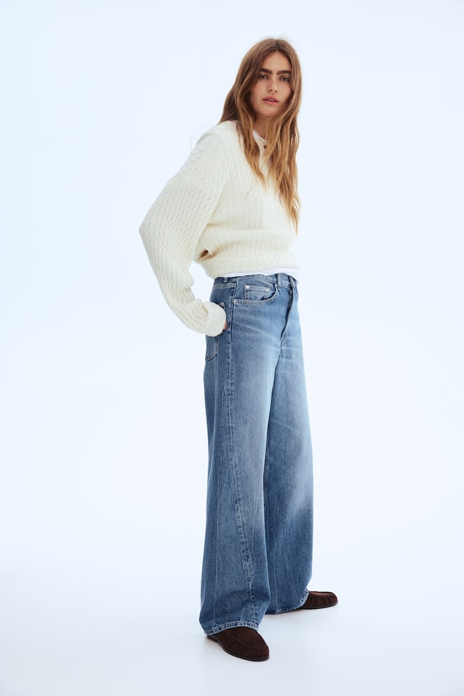 Low waist jeans - Denim blue - 1