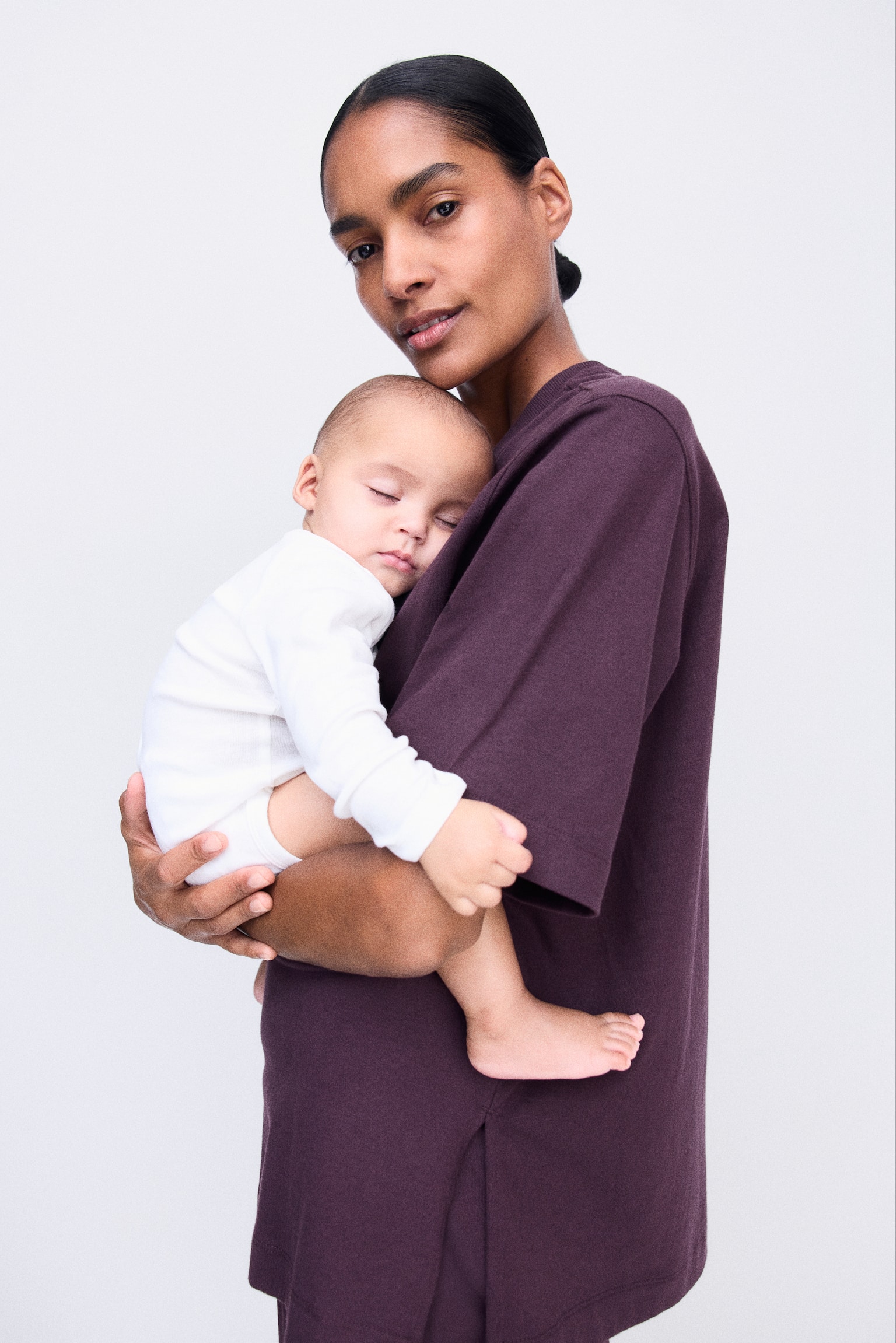 Комплект для беременных H&M Mama Before & After, 2 предмета, цвет: Тёмный фиолетовый — фото 7