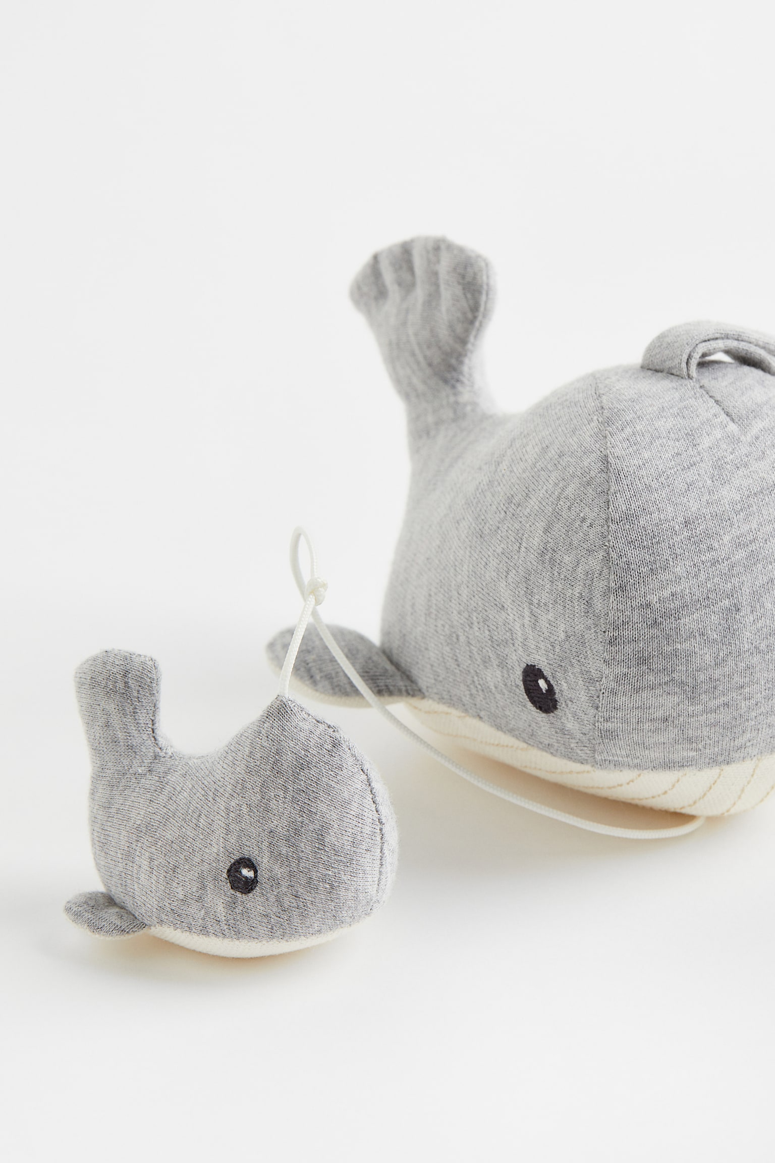 Musical soft toy - Grey/Whale - 2