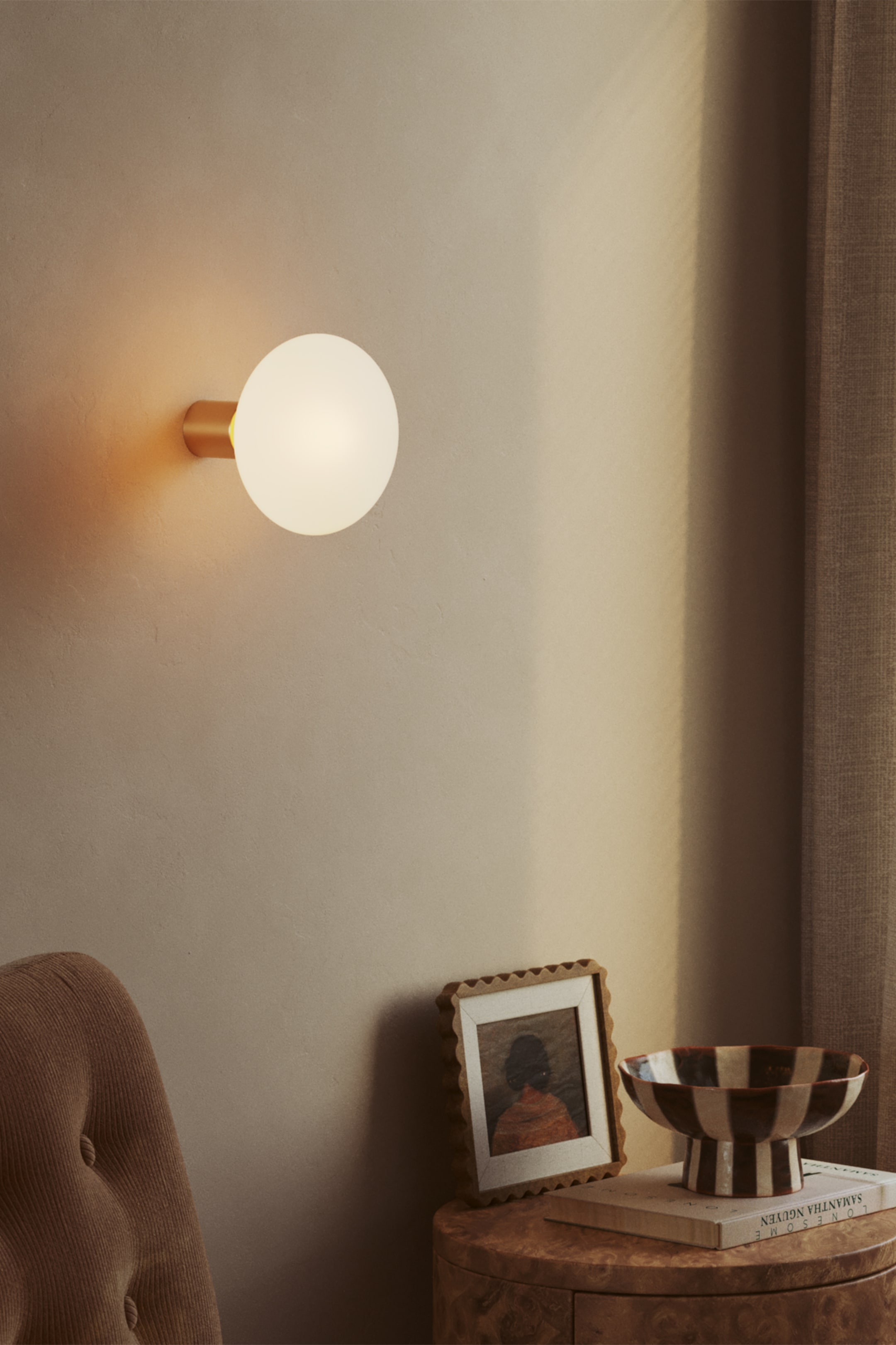 Größeres Bild ansehen: Wand-/deckenleuchte Mit Xl-glühbirne - Hellbraun - Creative-Cables - Home All | H&M DE 1