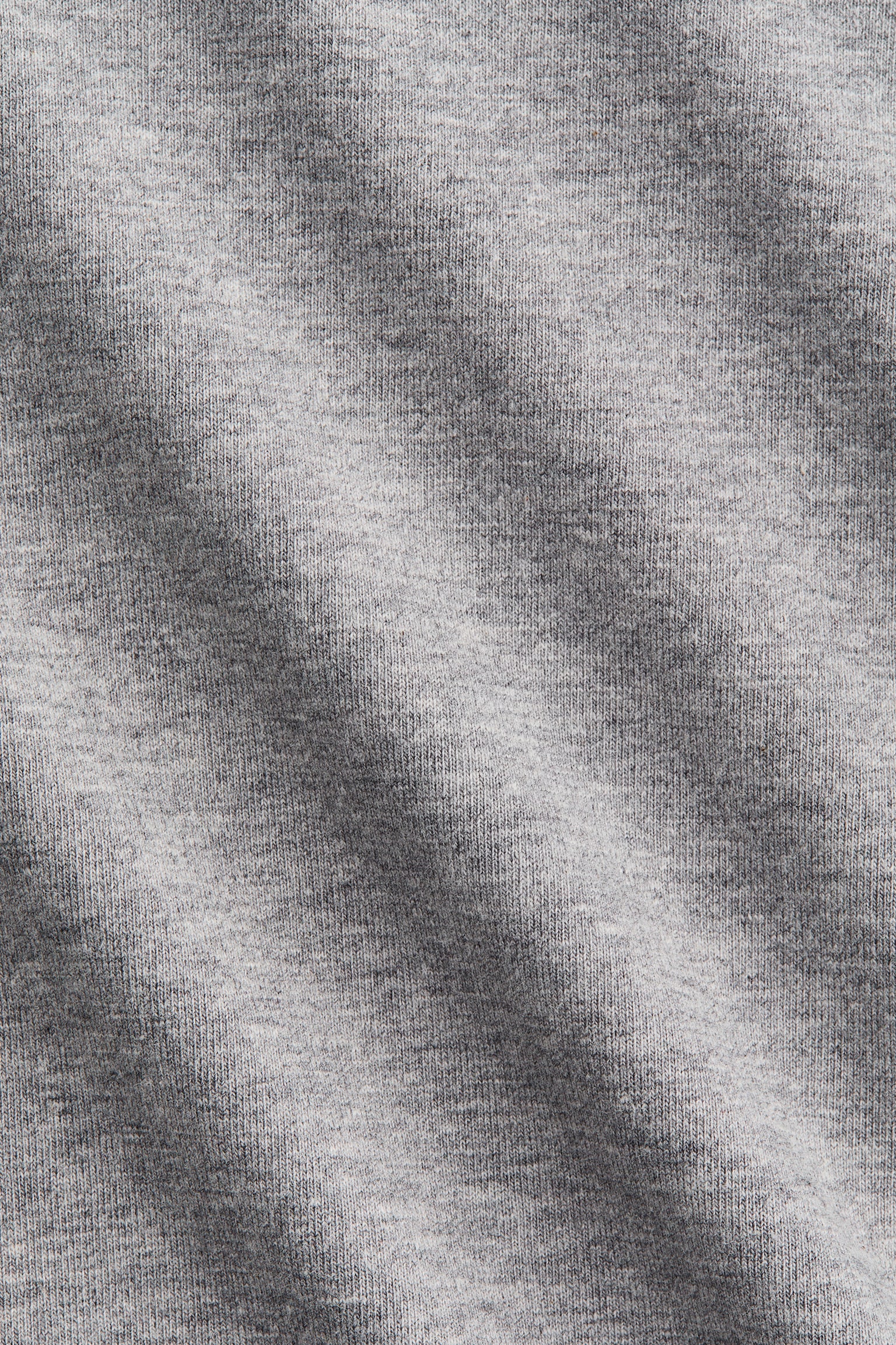 드로스트링 디테일 탑 - Grey marl/Black/White - 2