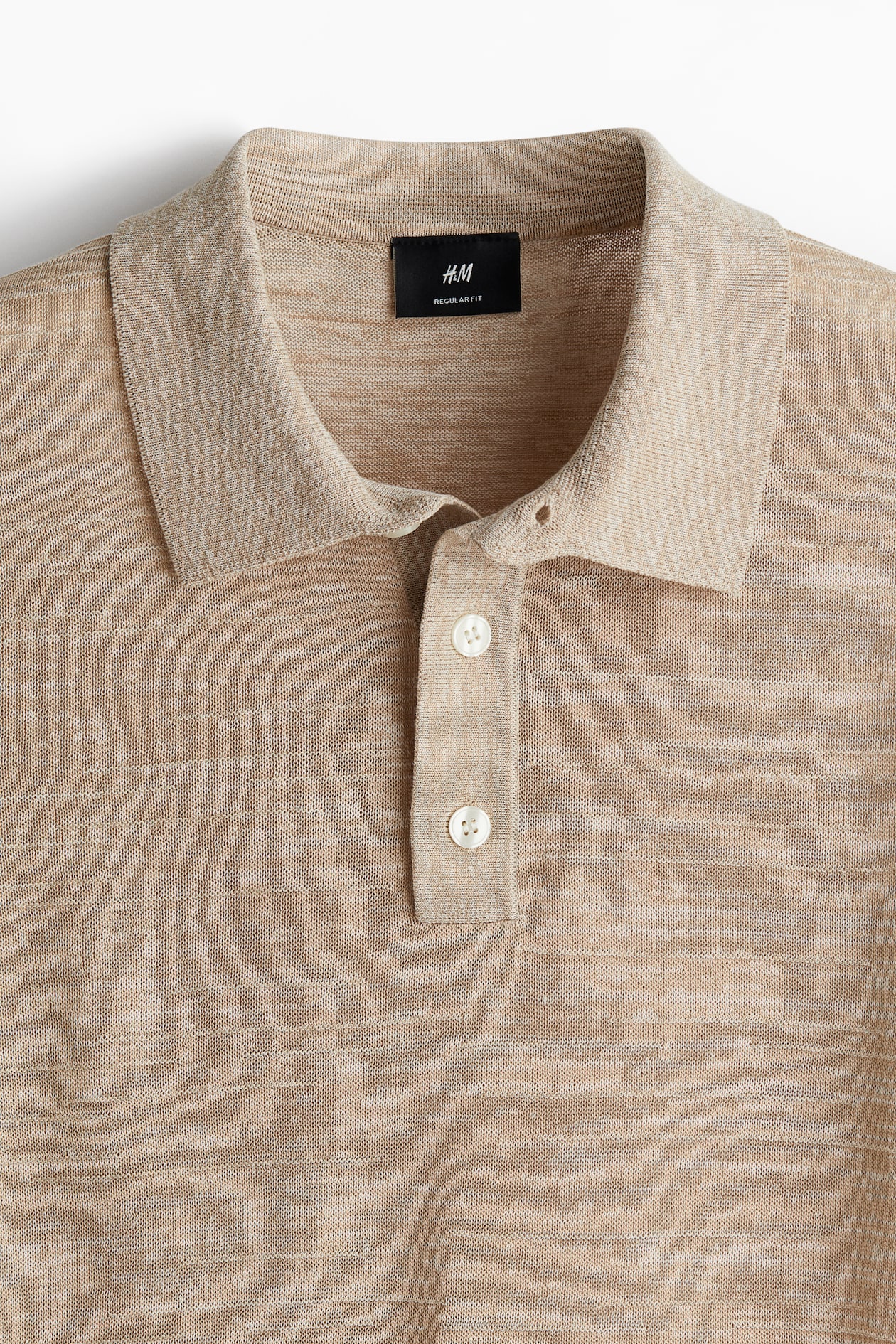 【Renewal】Knit Polo-shirt Color: Black