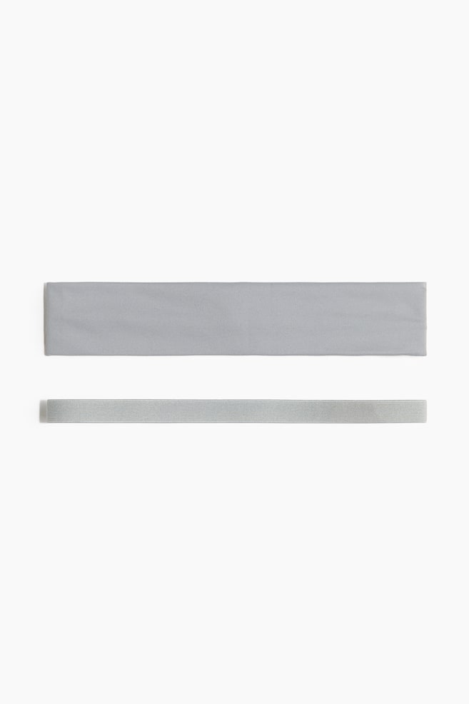 2-Pack Hairbands - Light gray - 1