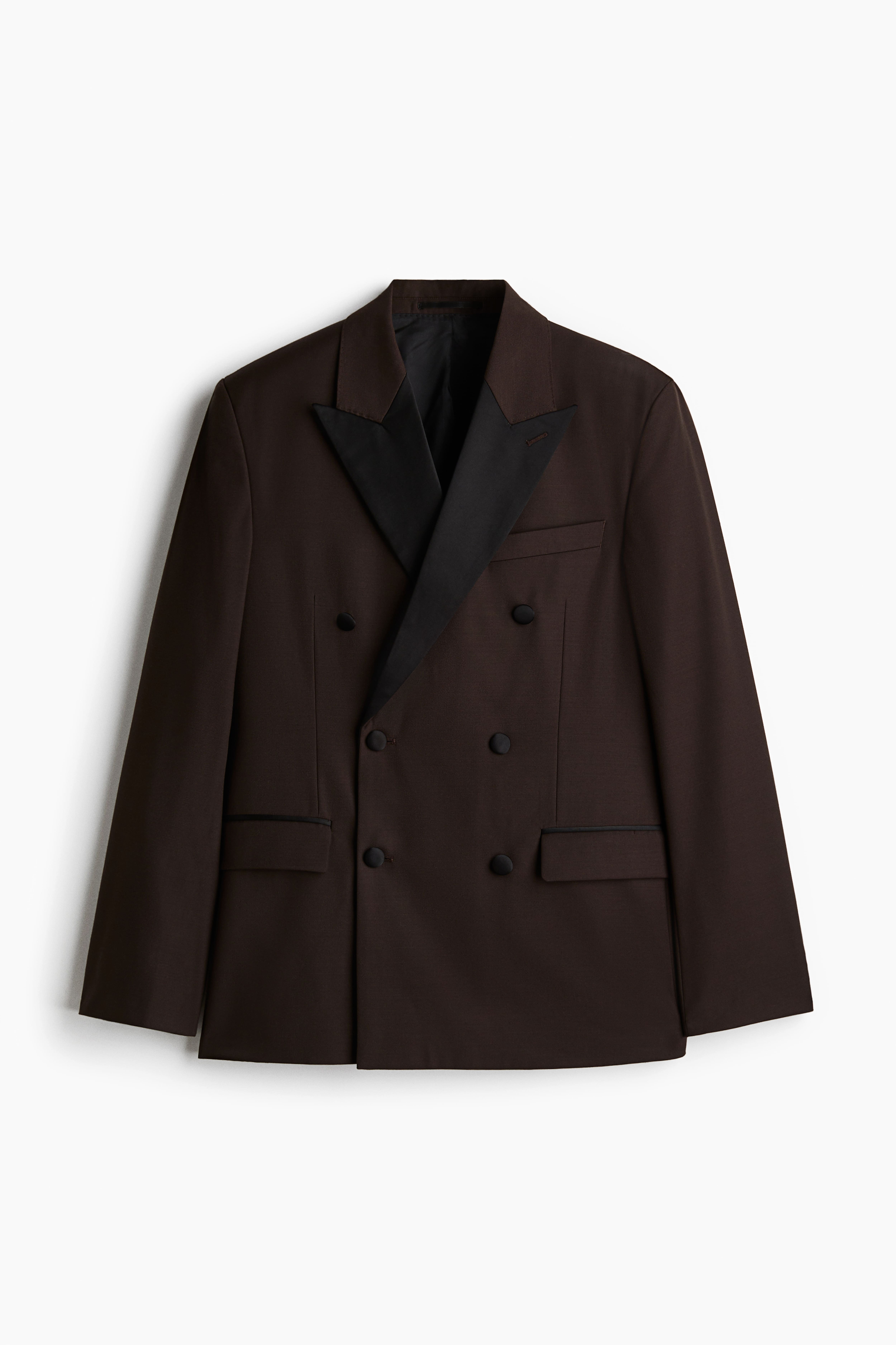 Regular-Fit Wool-Blend Tuxedo Jacket
